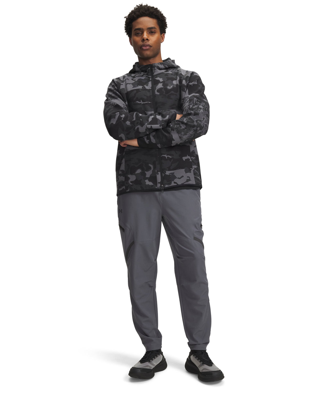 UA Unstoppable Cargo Pant - Castlerock / Black - 025