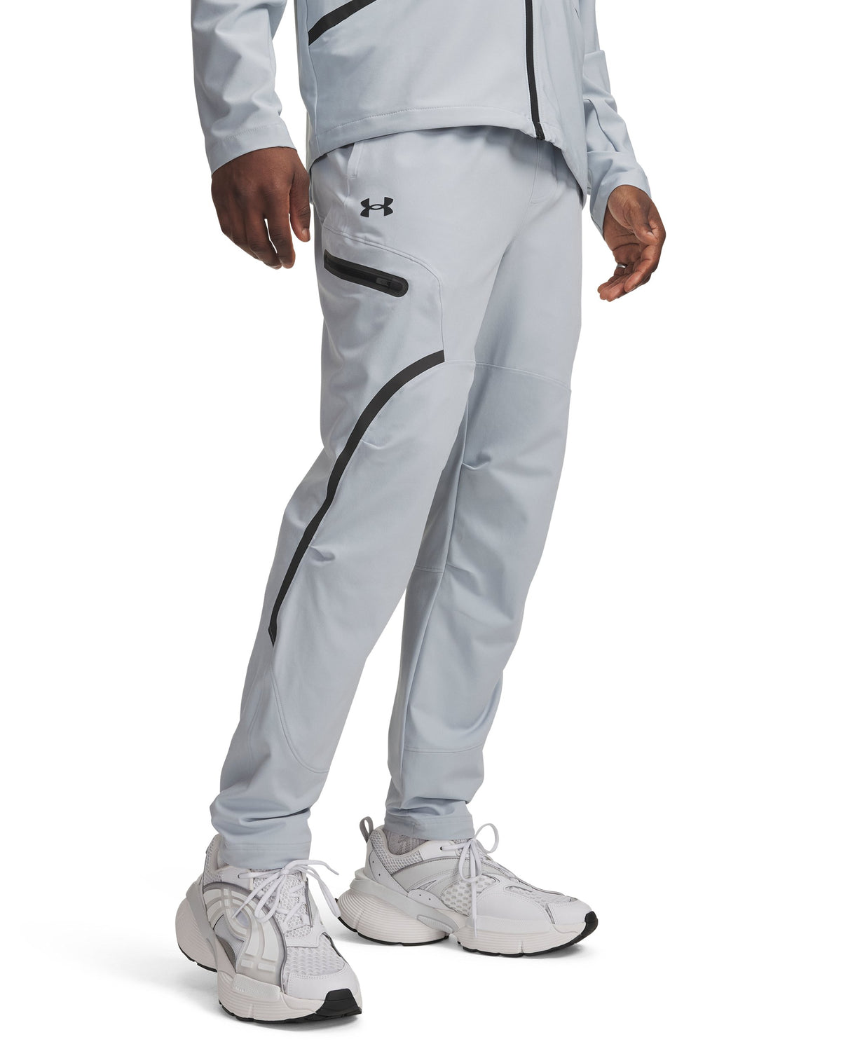 UA Unstoppable Cargo Pant - Gray / Black - 034