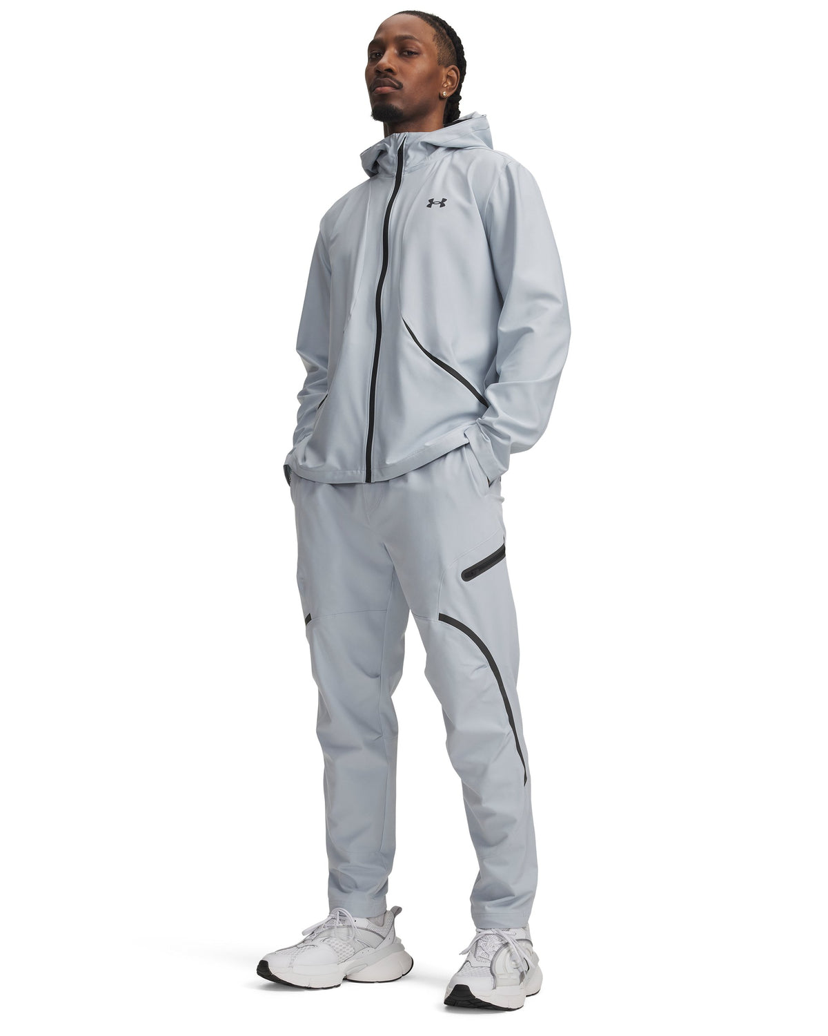 UA Unstoppable Cargo Pant - Gray / Black - 034