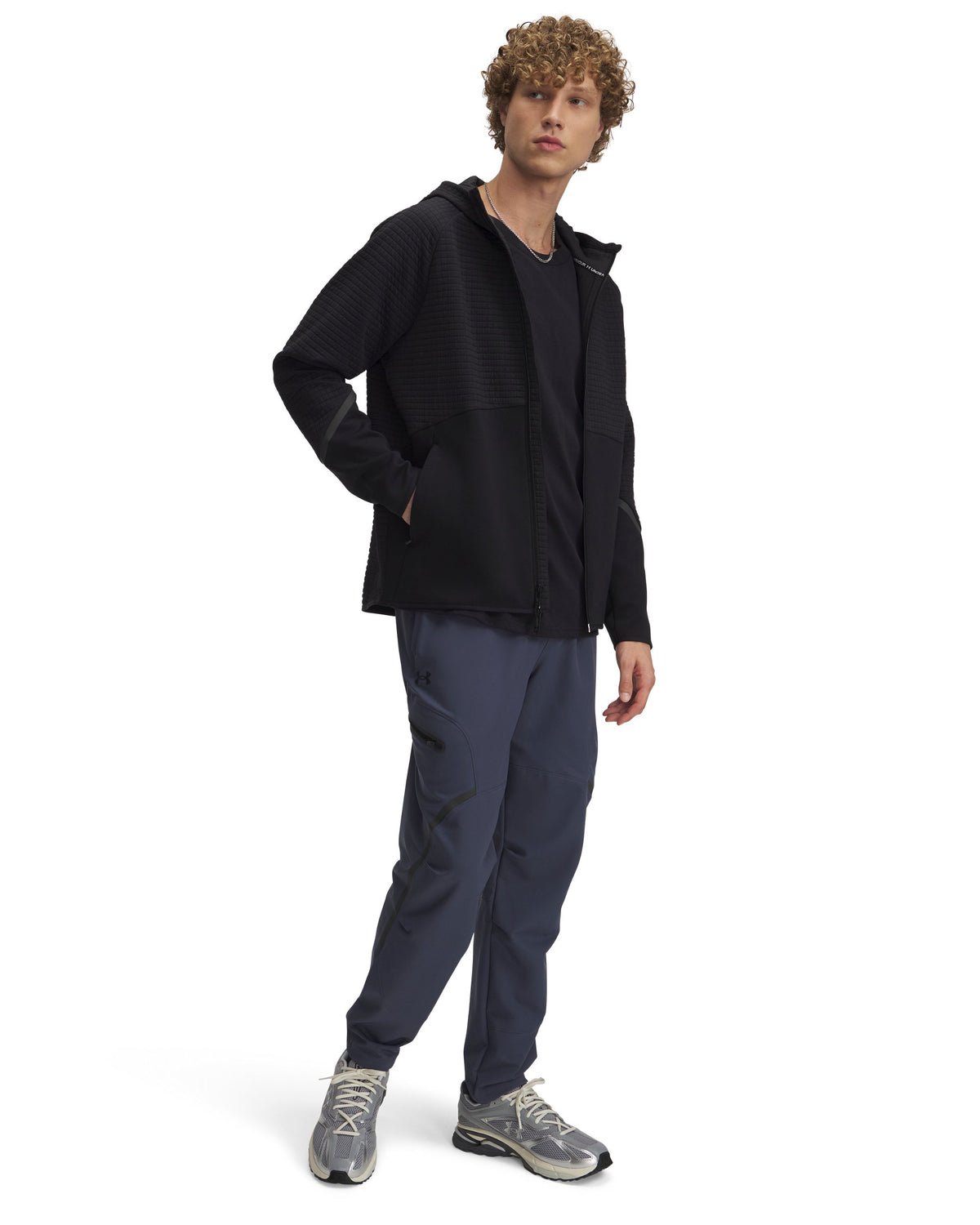 UA Unstoppable Cargo Pant - כחול-אפור / שחור - 044