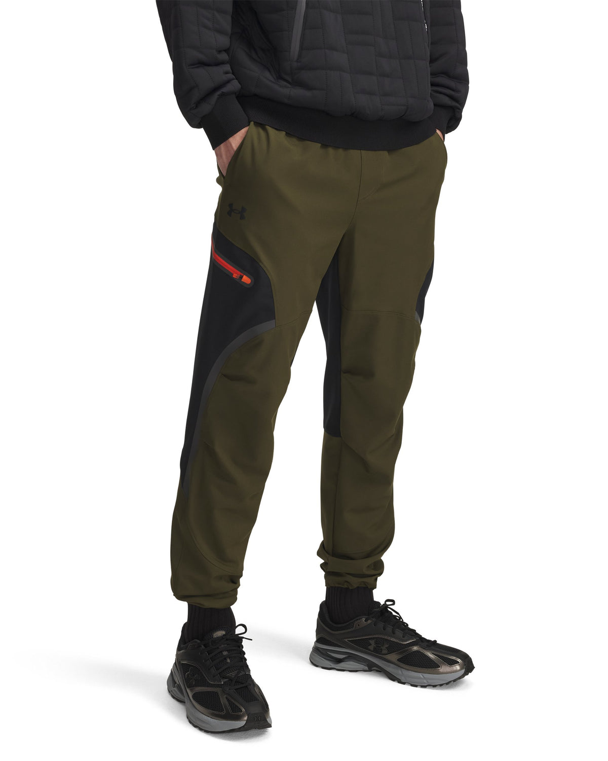 UA Unstoppable Cargo Pant - Expedition Green / Black / Black - 308
