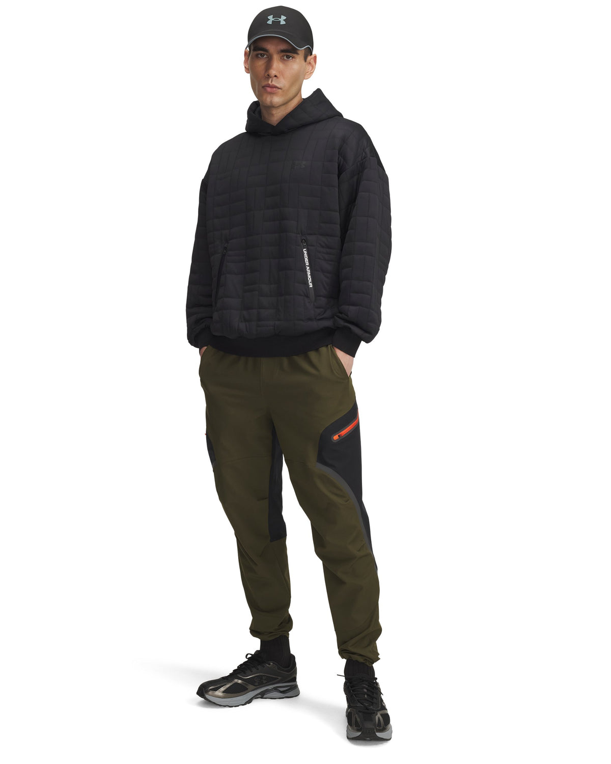 UA Unstoppable Cargo Pant - Expedition Green / Black / Black - 308