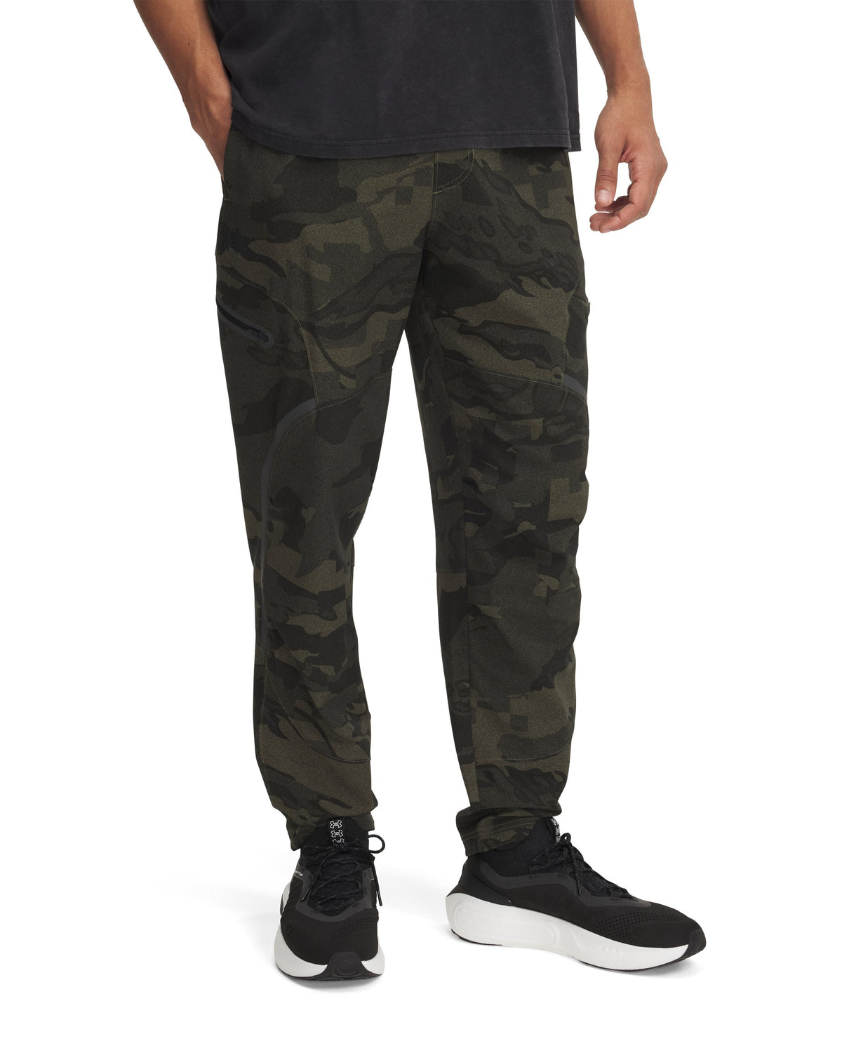UA Unstoppable Cargo Pant - ירוק זית / ירוק / שחור - 391