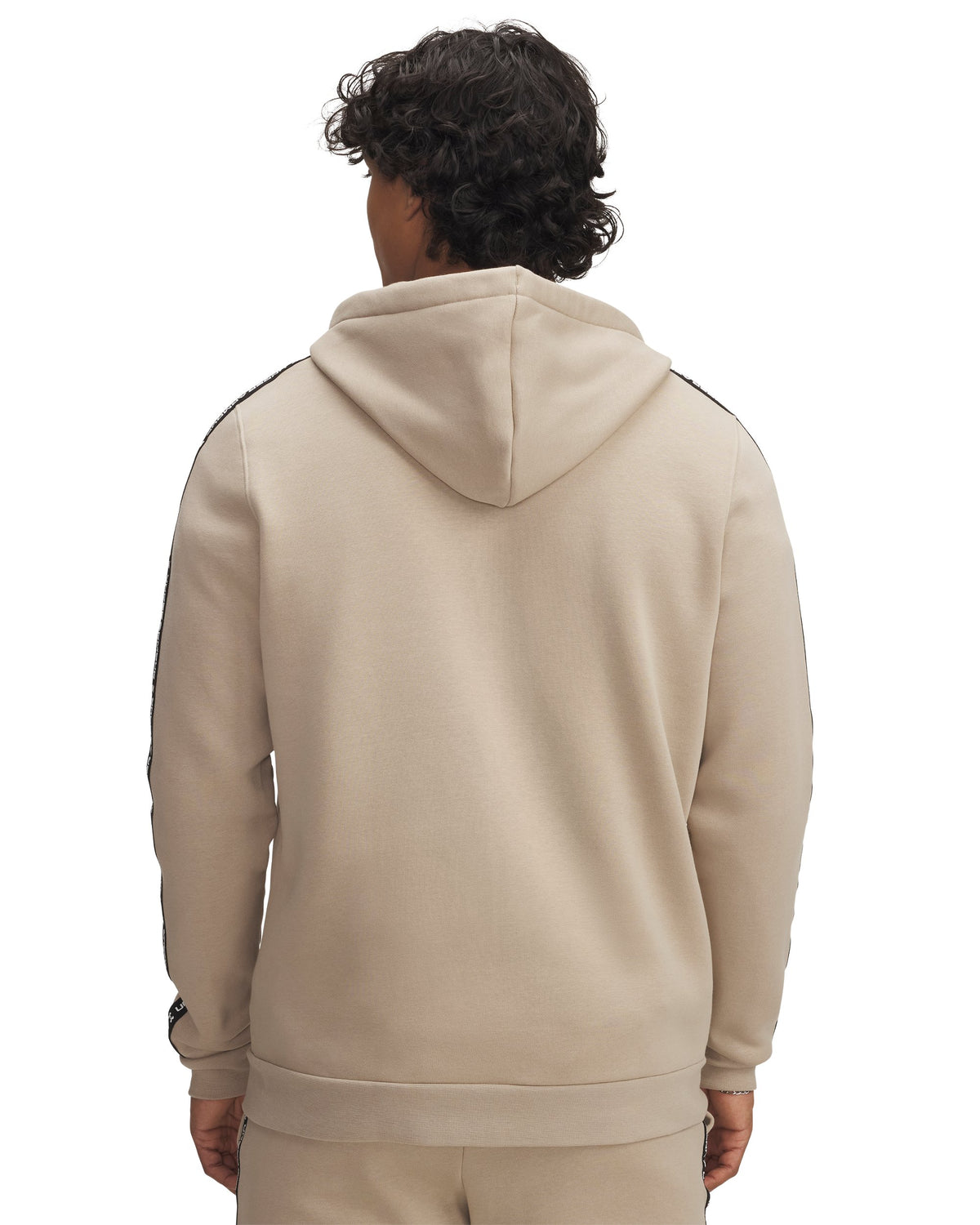 UA Icon Fleece FZ Taping - Brown / White - 299