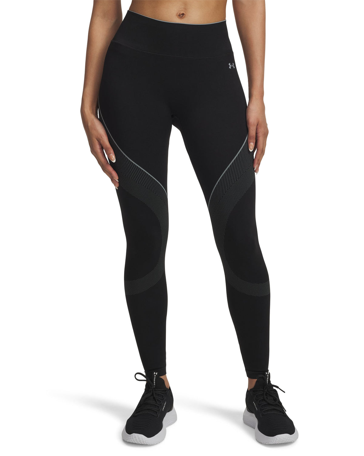 UA Vanish Seamless Legging - Black / Steel - 001