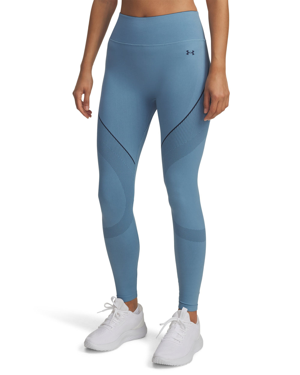 UA Vanish Seamless Legging - Blue Smoke / Washed Navy / Washed Navy - 418