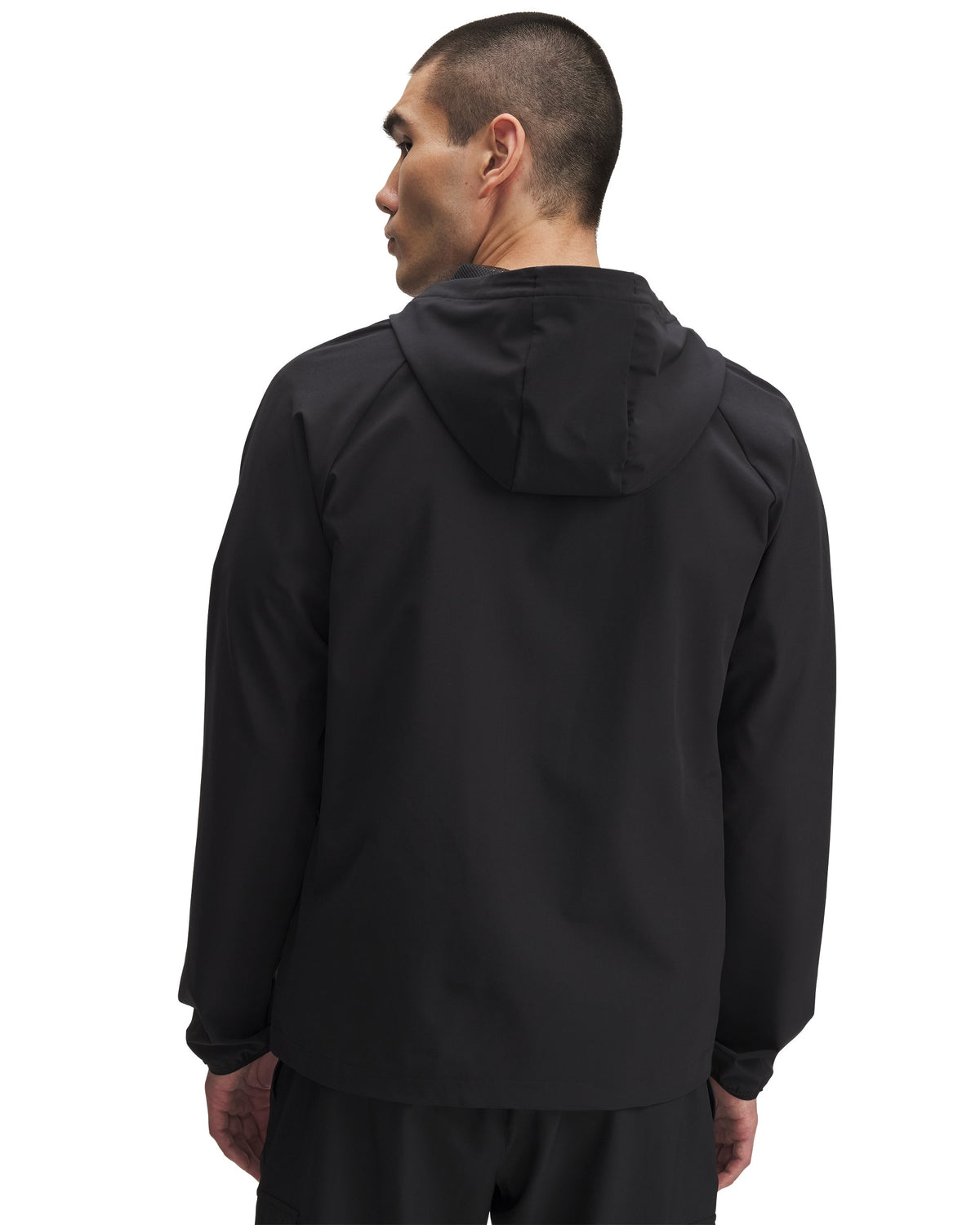 UA Vibe Woven Jacket - Black / Racer Red - 002