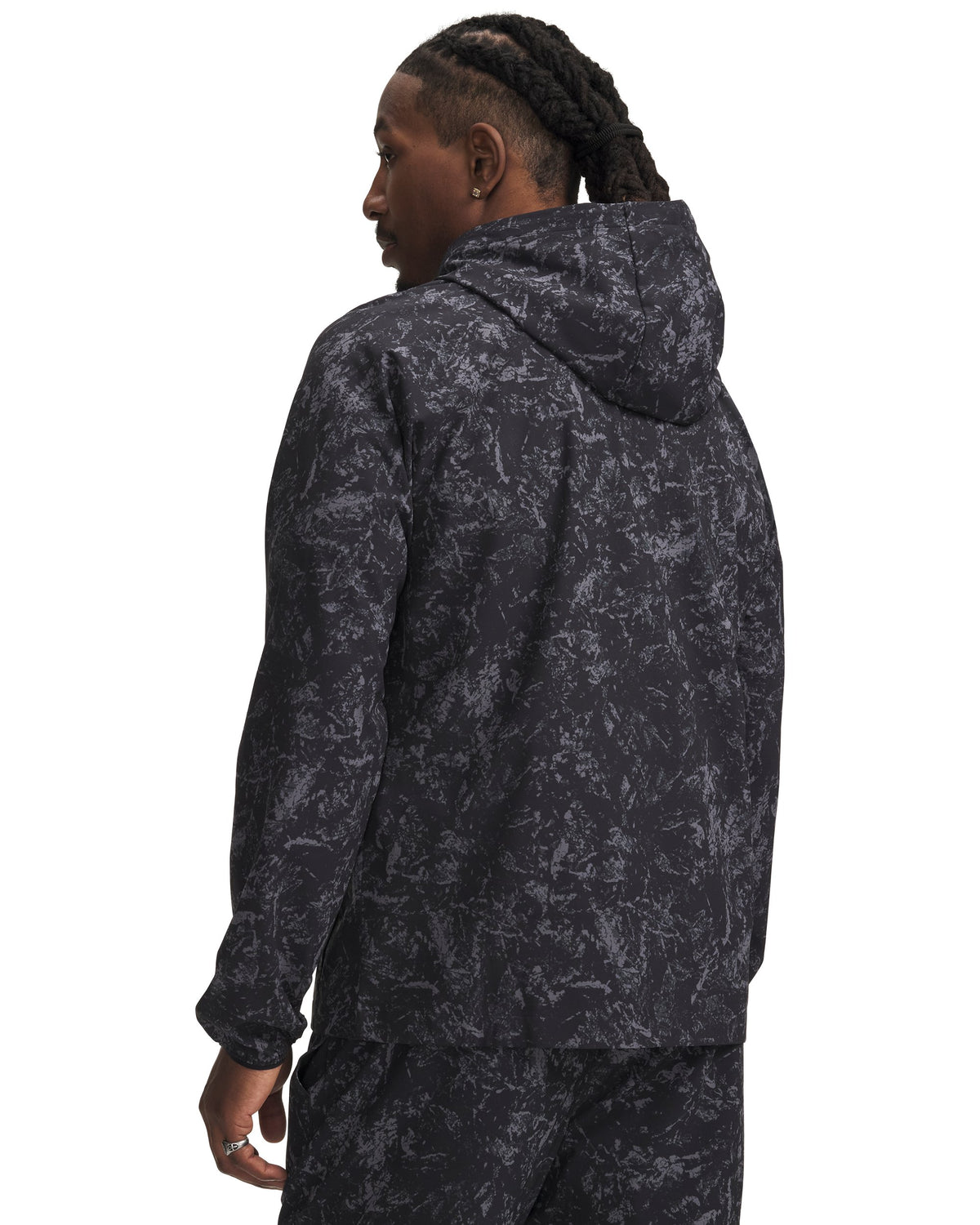 UA Vibe Woven Jacket - Black / Green Citrine - 008