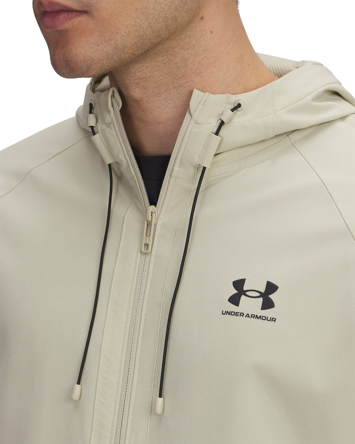 UA Vibe Woven Jacket - Khaki Base / Black - 289