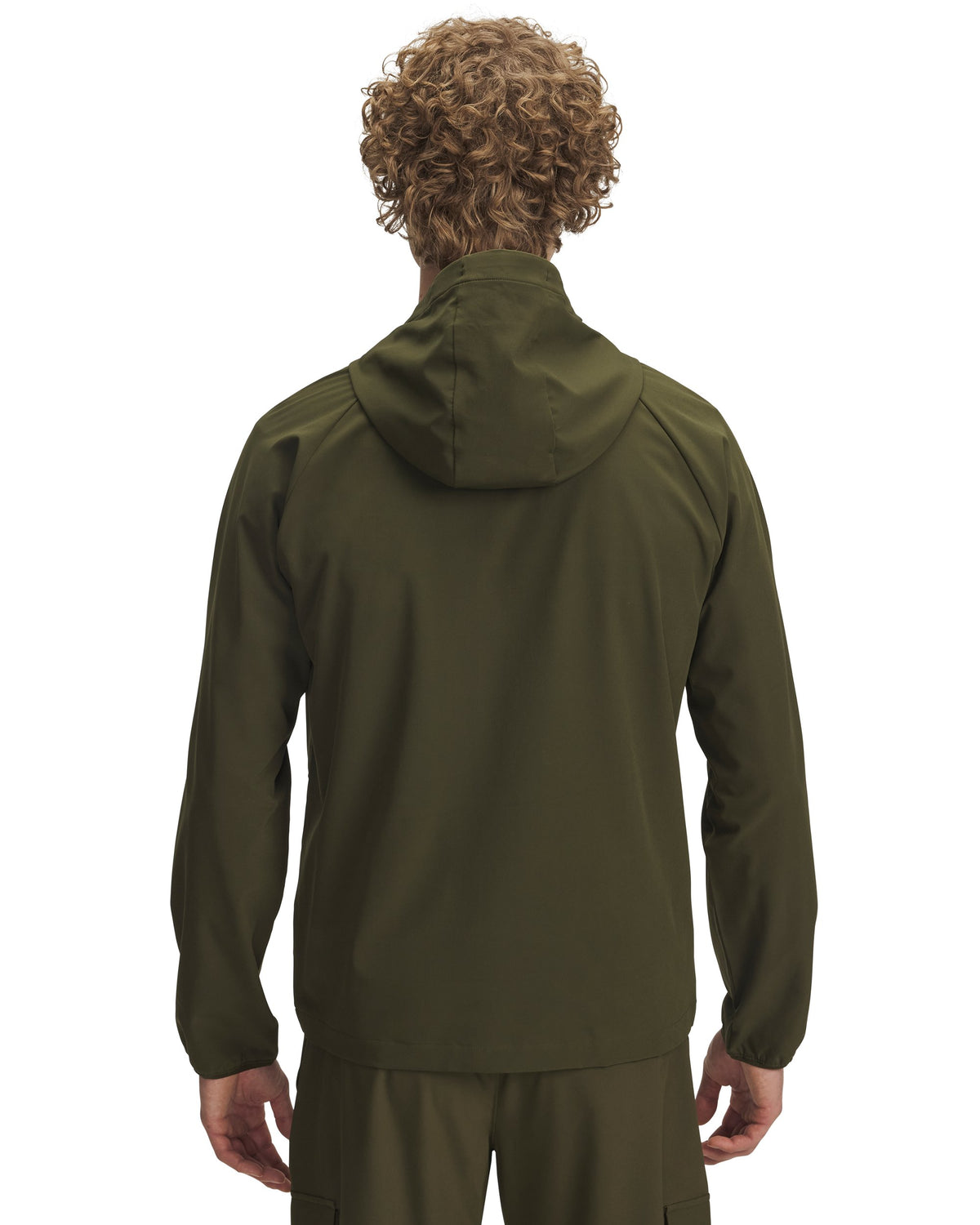 UA Vibe Woven Jacket - Green / White - 308