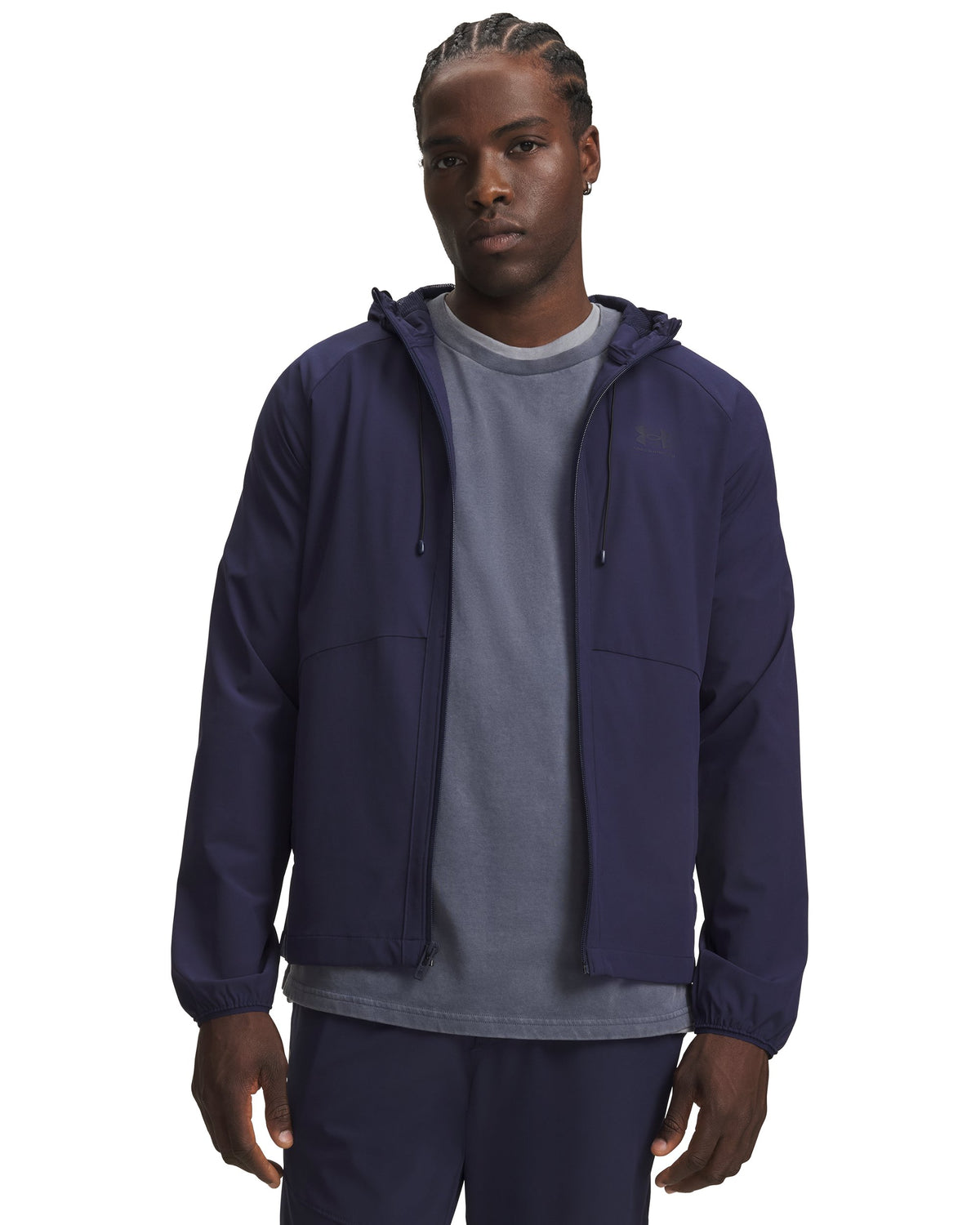 UA Vibe Woven Jacket - Blue / Black - 410
