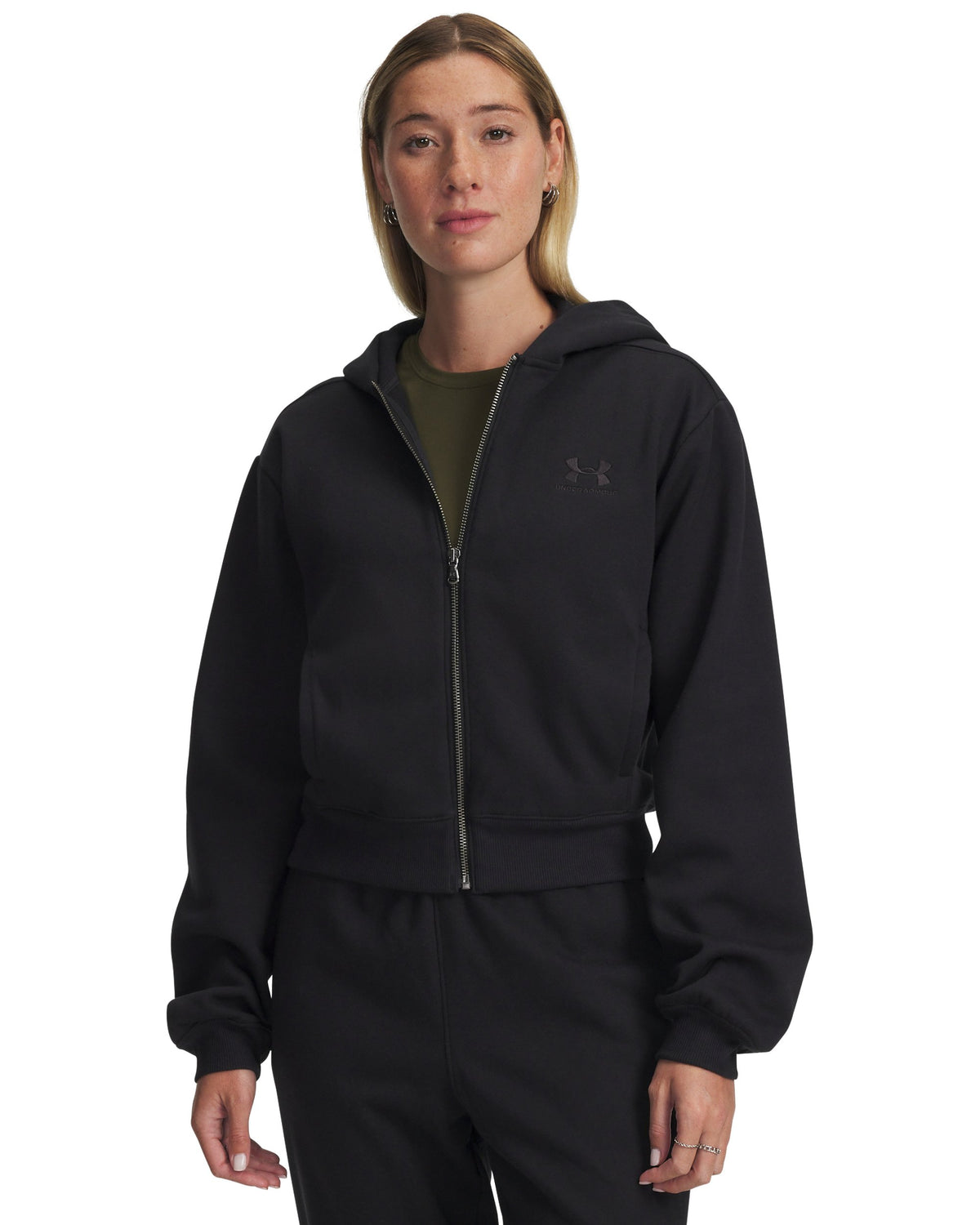 UA Icon Vida Flc FZ - Black / Black - 005