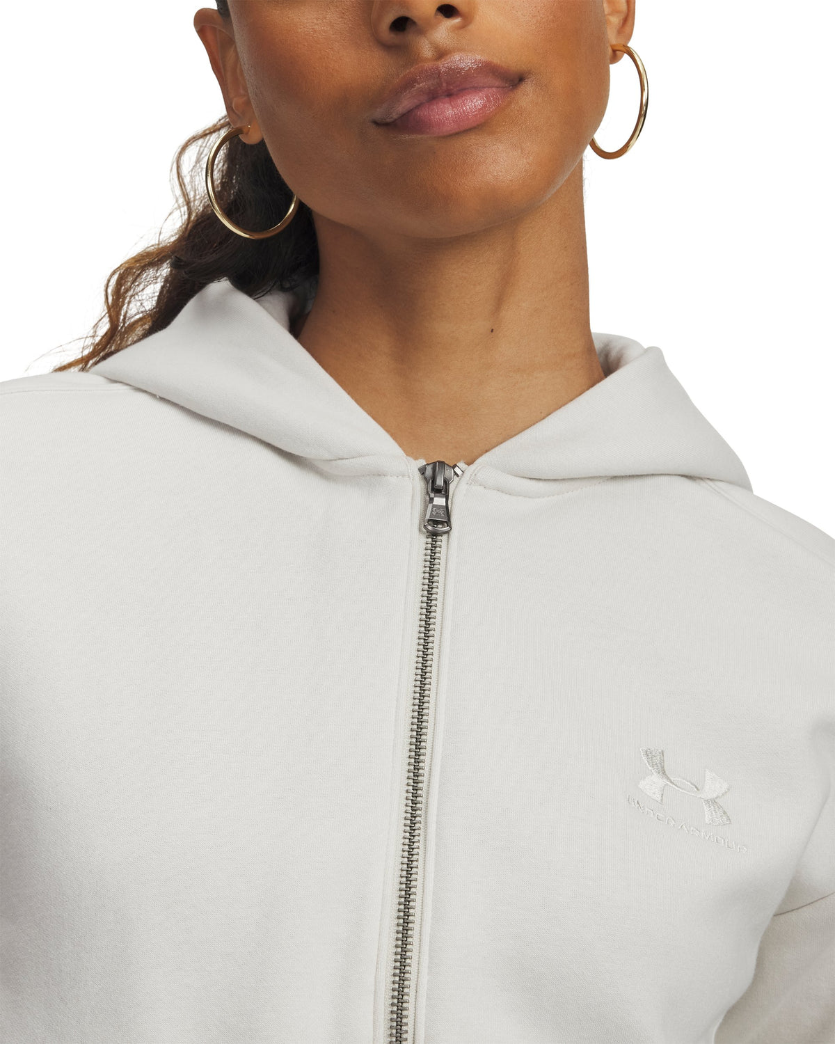 UA Icon Vida Flc FZ - Summit White / Summit White - 110