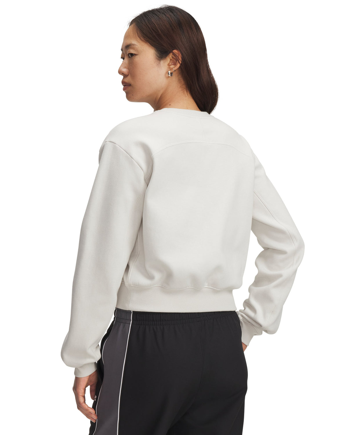 UA Icon Vida Flc Crew - Summit White / Summit White - 110