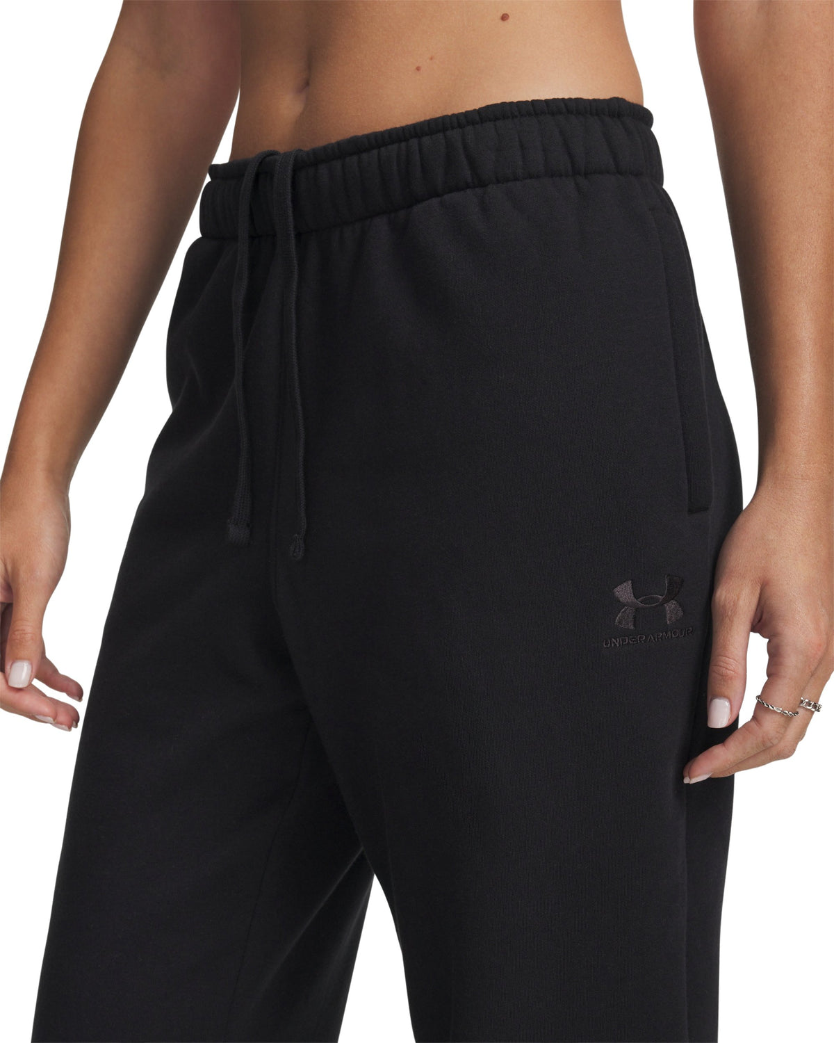 UA Icon Vida Flc Jogger - Black / Black - 004