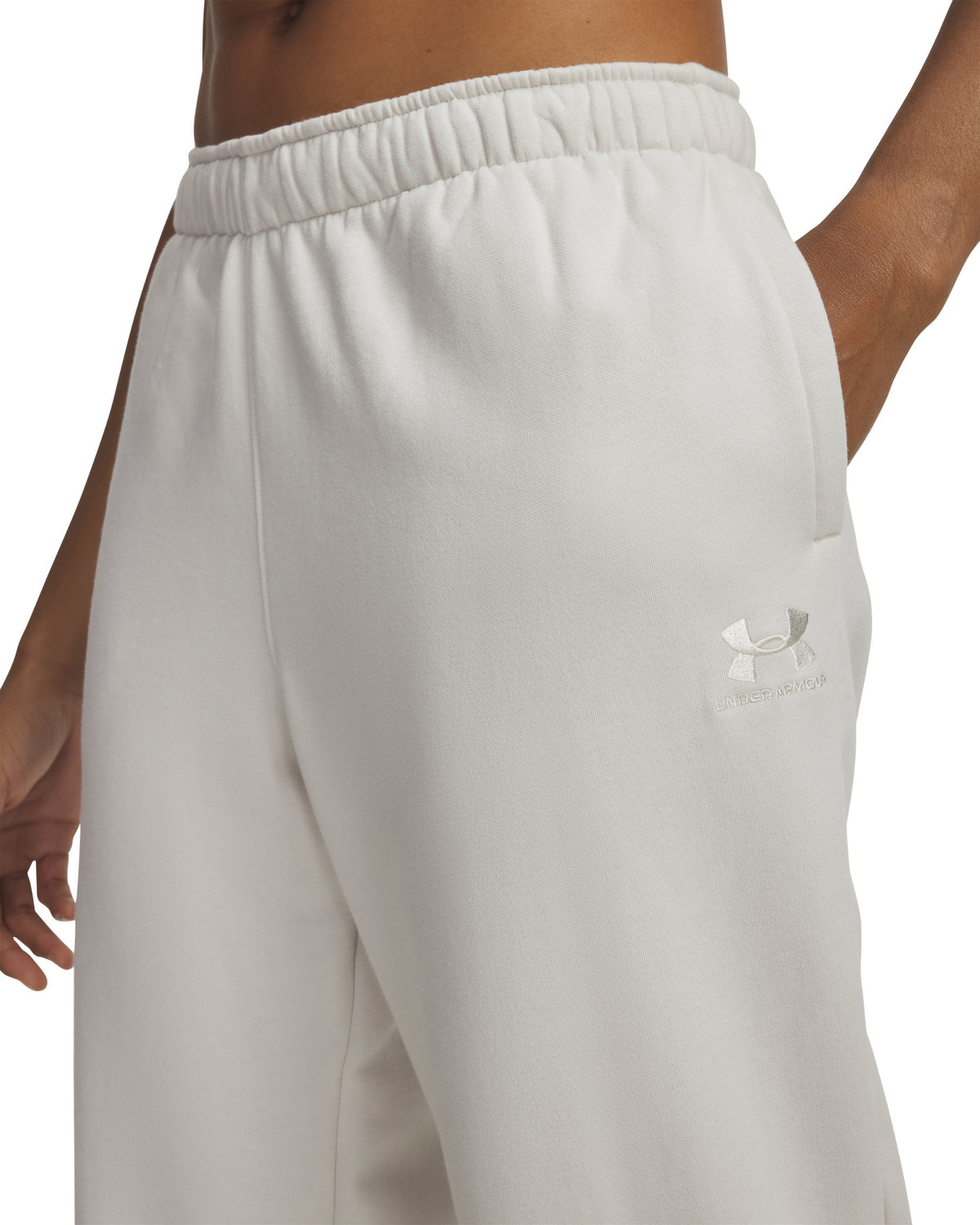 UA Icon Vida Flc Jogger - Summit White / Summit White - 110