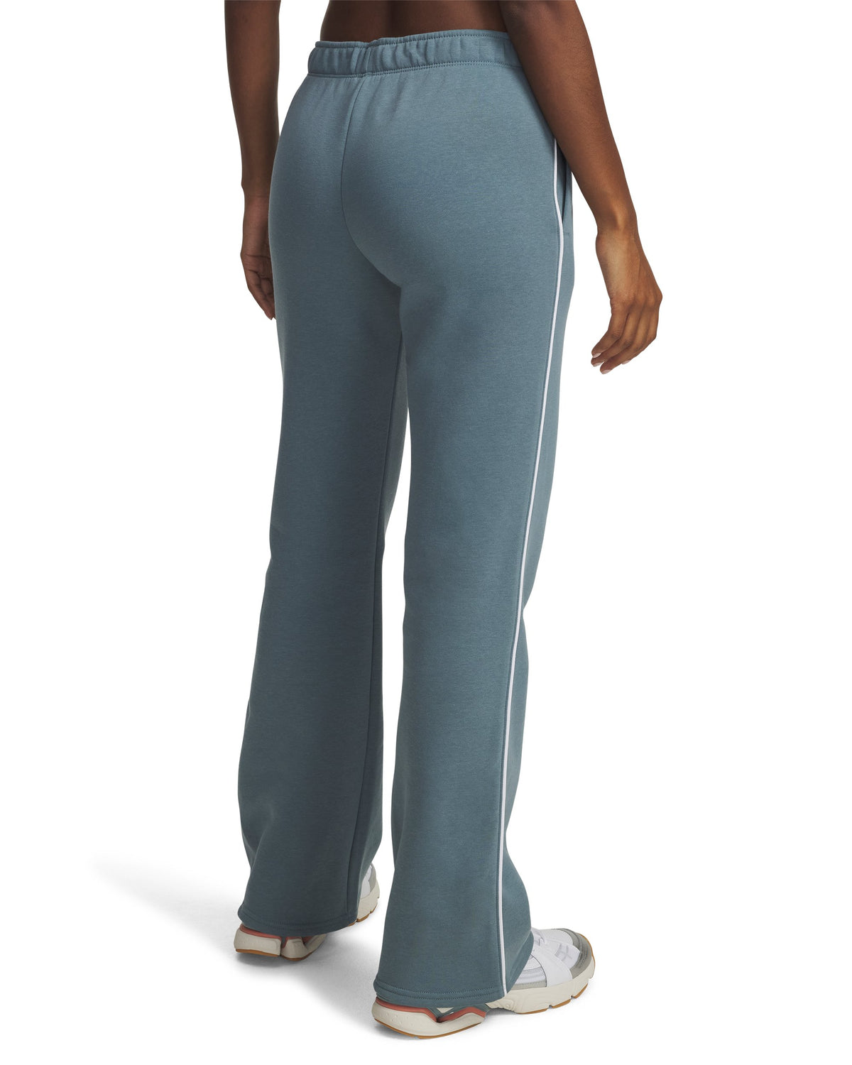 UA Rival Flc Piped Pant - Jasper Blue / White - 587