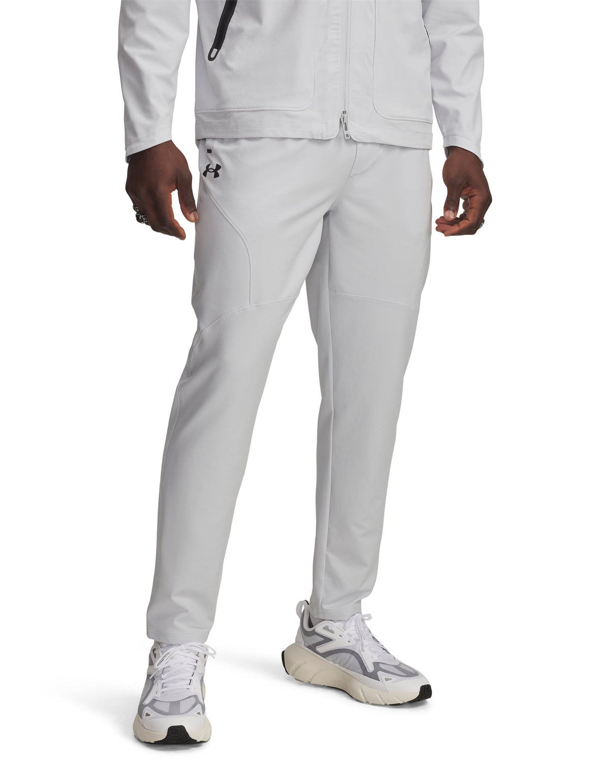 UA Unstoppable Tapered Pants - Halo Gray / Black - 014