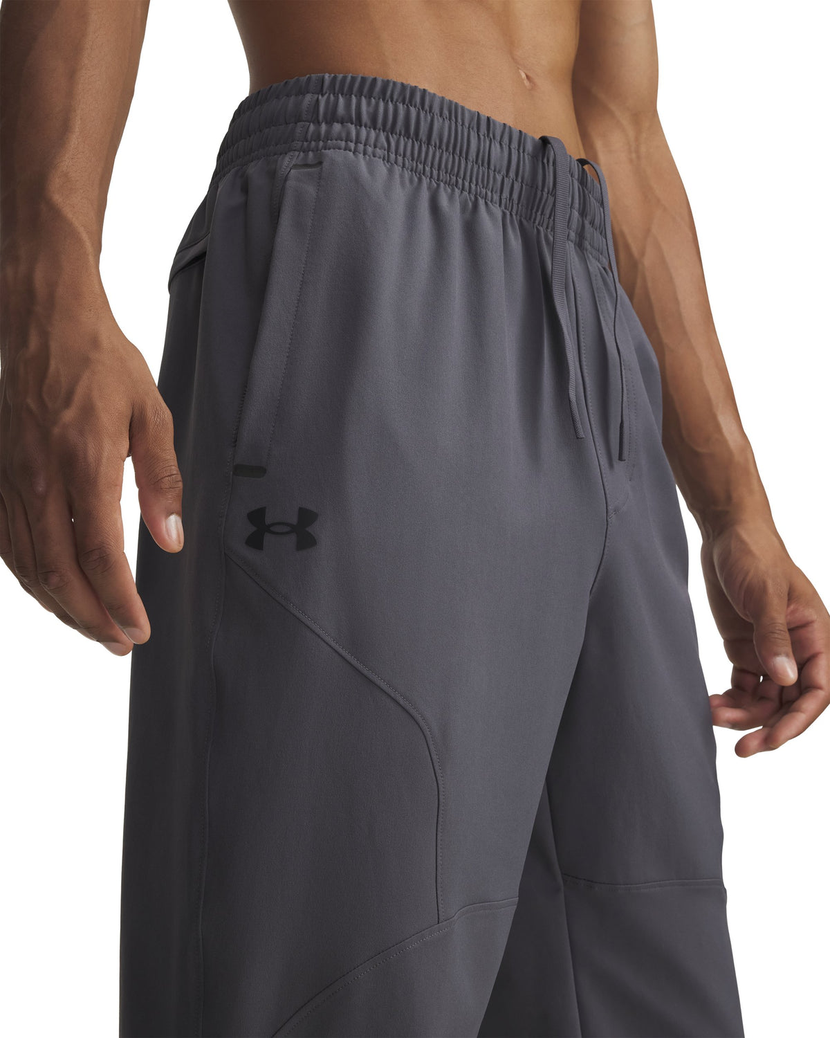 UA Unstoppable Tapered Pants - Castlerock / Black - 025