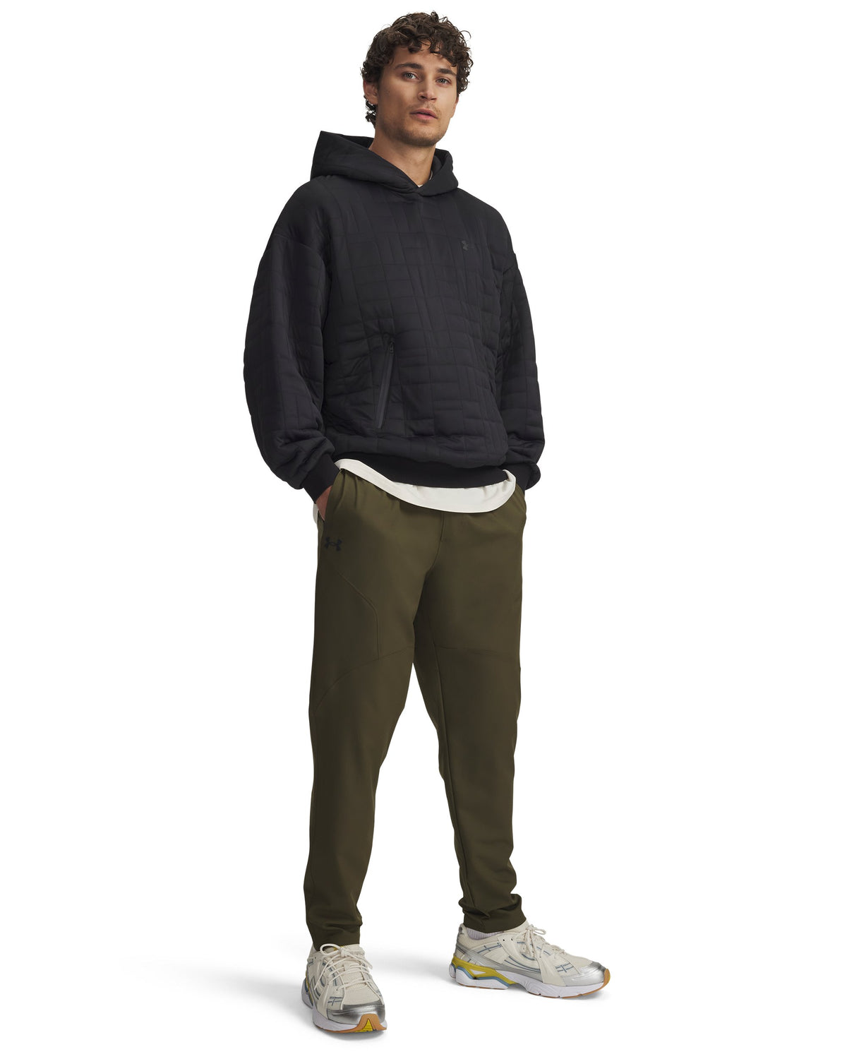 UA Unstoppable Tapered Pants - Expedition Green / Black - 308