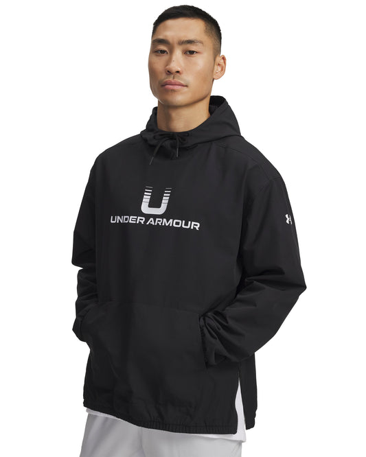 UA Unstoppable Wvn Hoodie - Black / White - 001