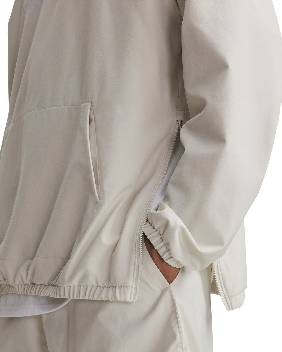 UA Unstoppable Wvn Hoodie - Summit White / White - 110