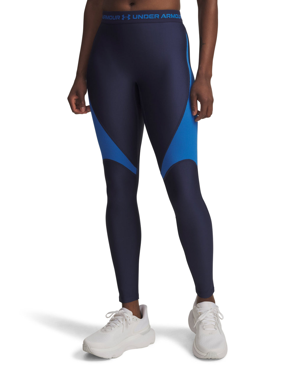 UA HG Rib Legging - Blue / Blue Atlantis - 403