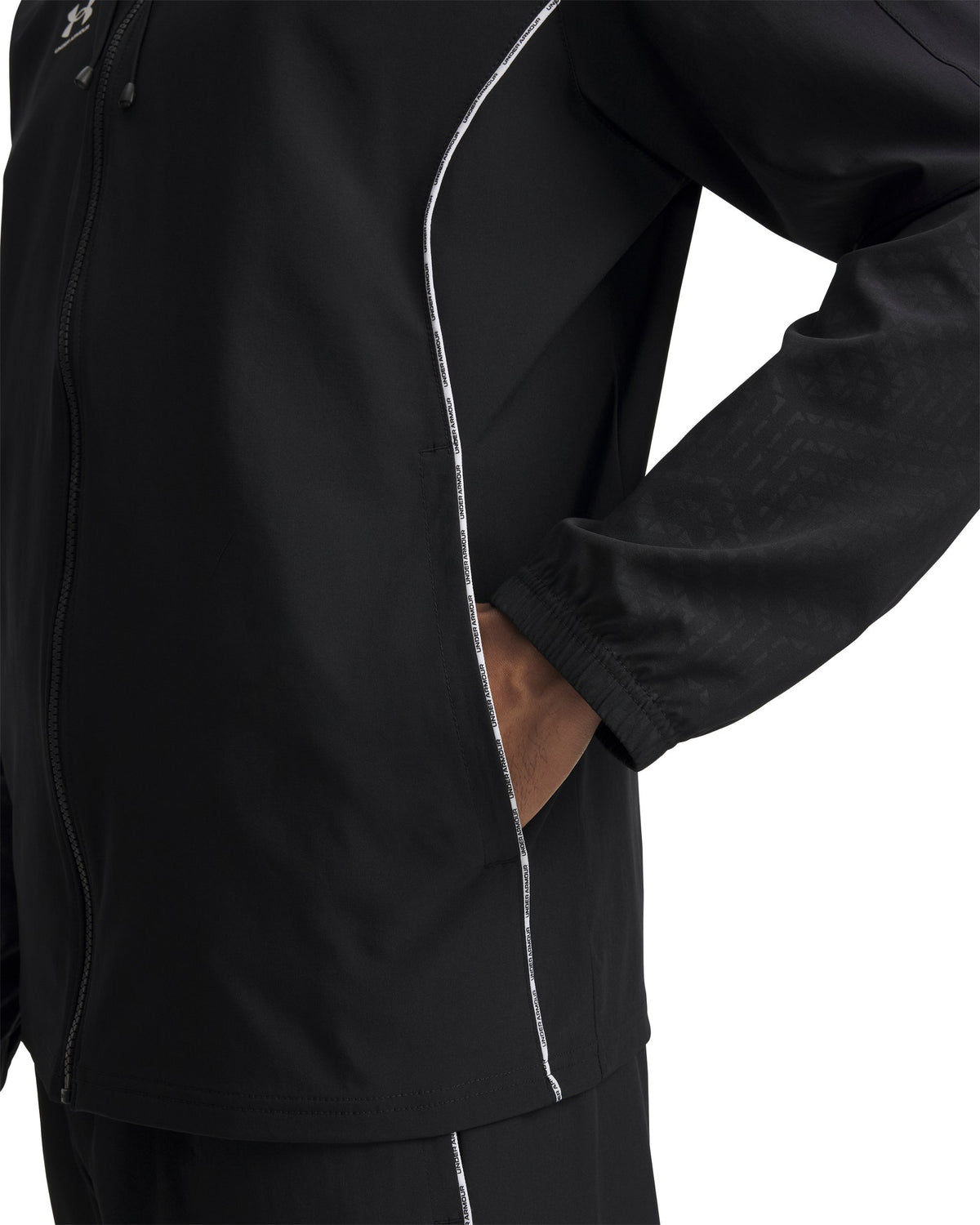 UA M Ch. Pro Tracksuit - Black / White - 002