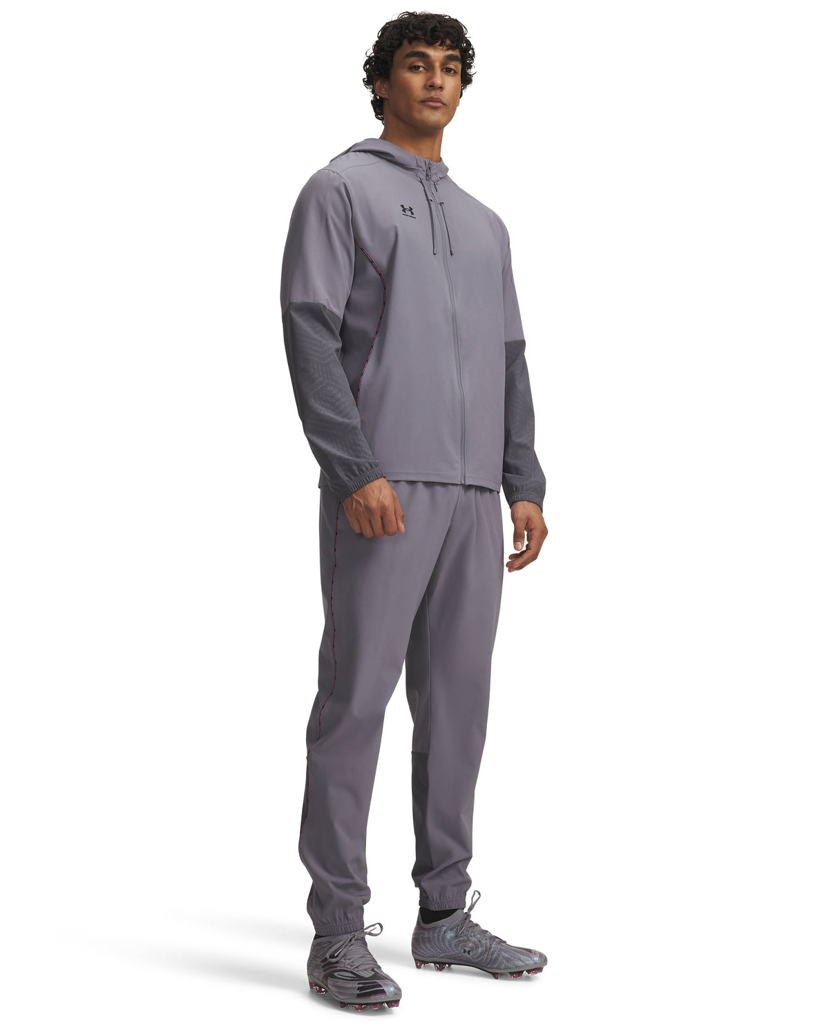 UA M Ch. Pro Tracksuit - Gray / Ultimate Black - 024