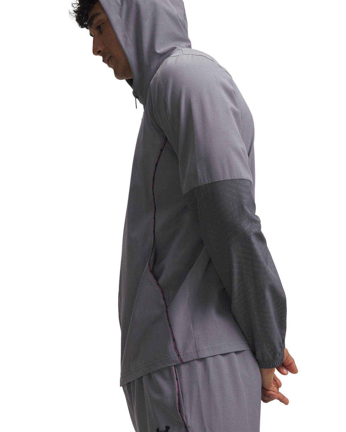 UA M Ch. Pro Tracksuit - Gray / Ultimate Black - 024