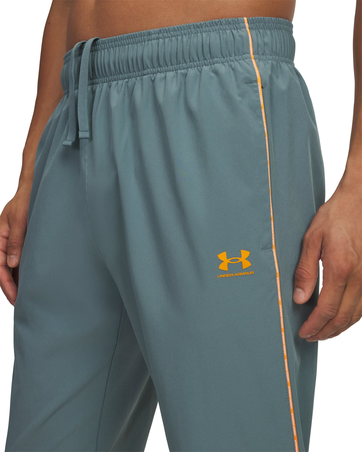 UA M Ch. Pro Tracksuit - Jasper Blue / Squad Orange - 587