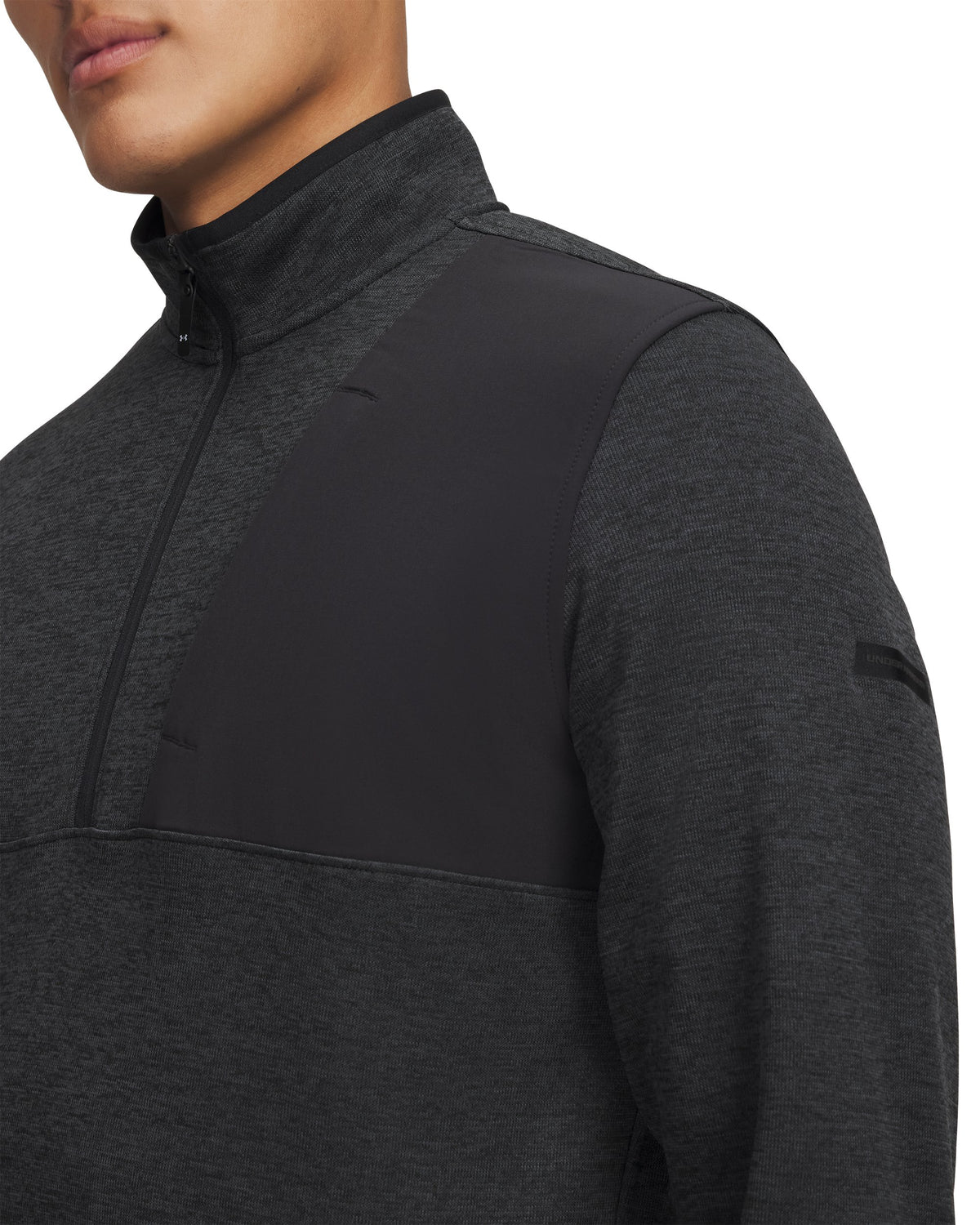 UA Drive SweaterFleece HZ - Black / Anthracite / Black - 001