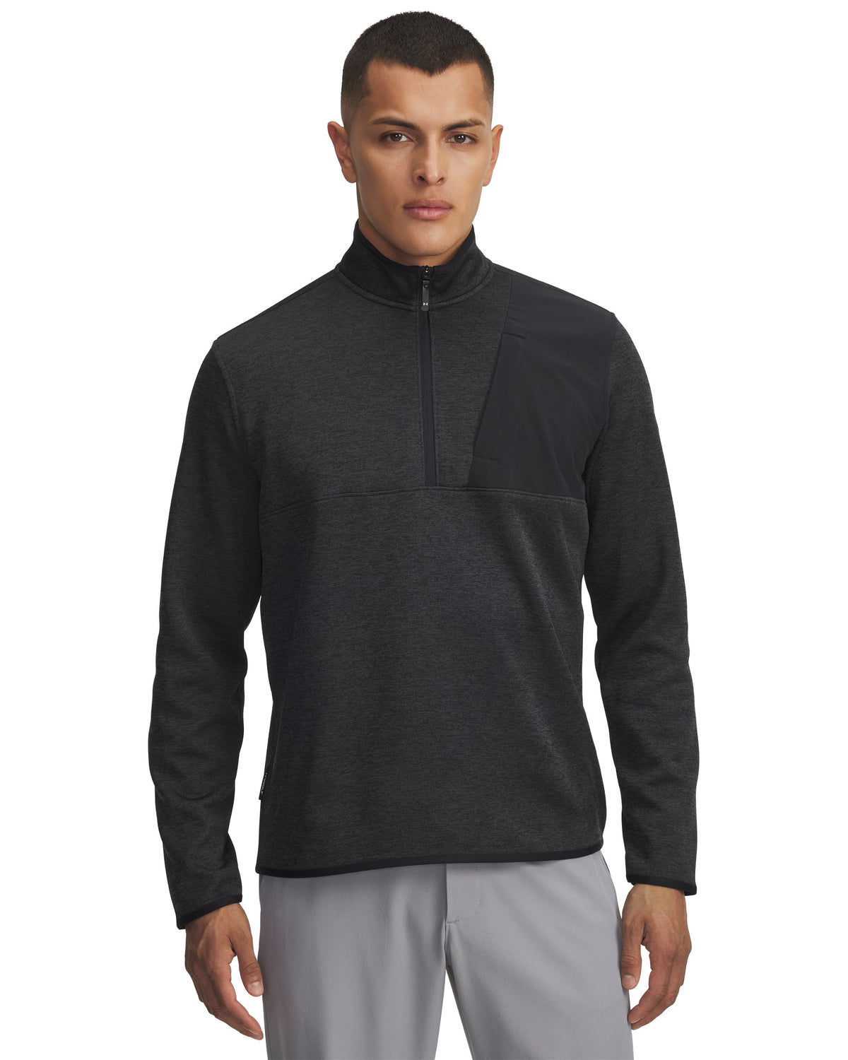 UA Drive SweaterFleece HZ - Black / Anthracite / Black - 001