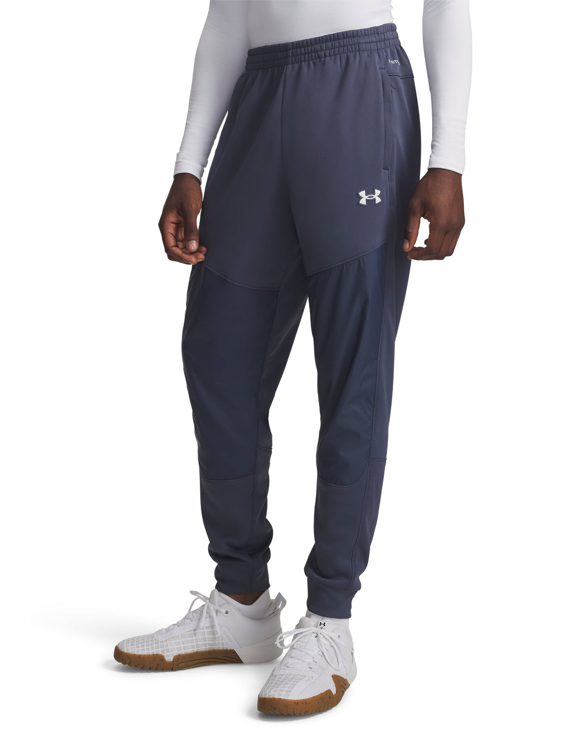UA Armour Flc Pro Utility Pt - Downpour Gray / White - 044