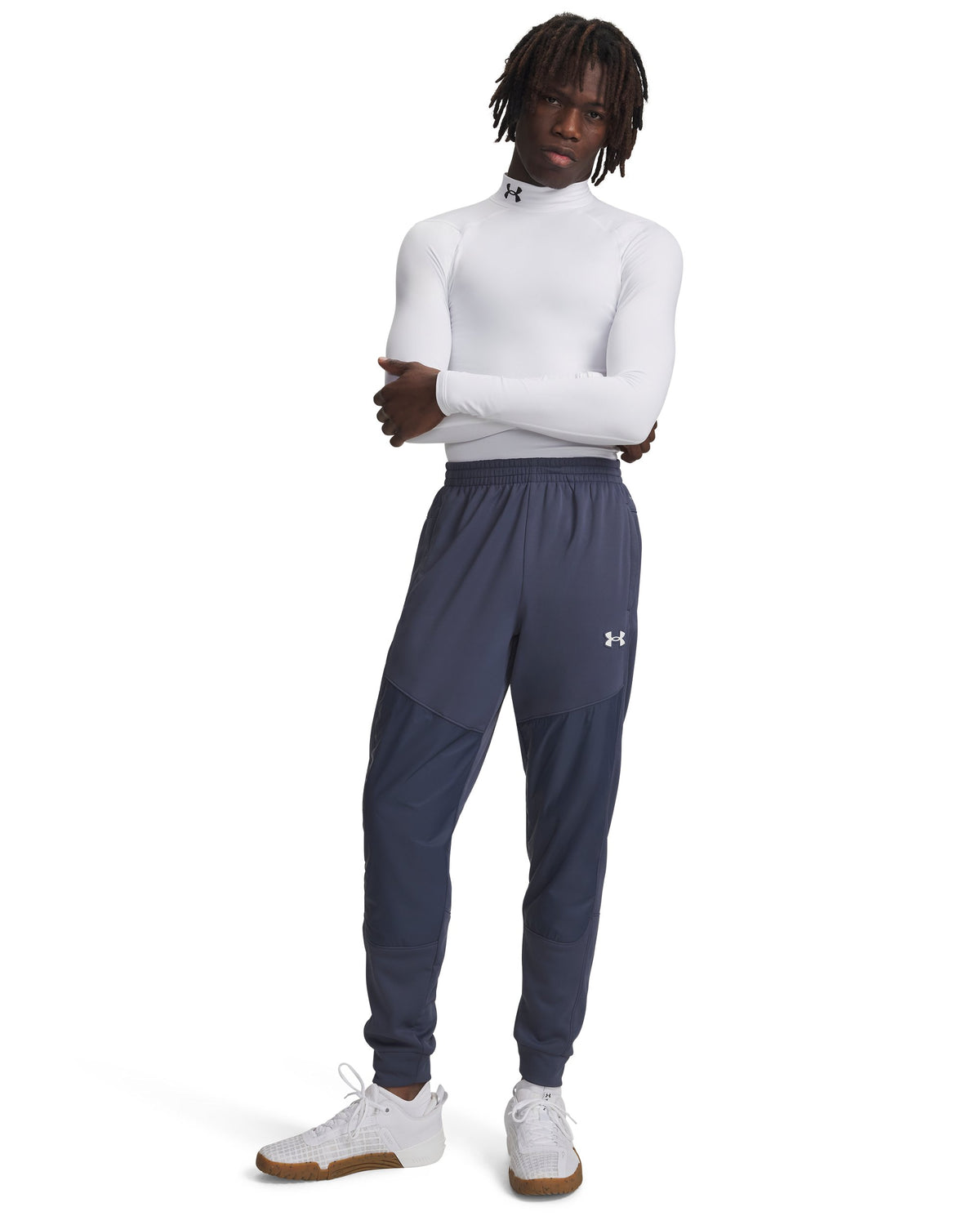 UA Armour Flc Pro Utility Pt - Downpour Gray / White - 044