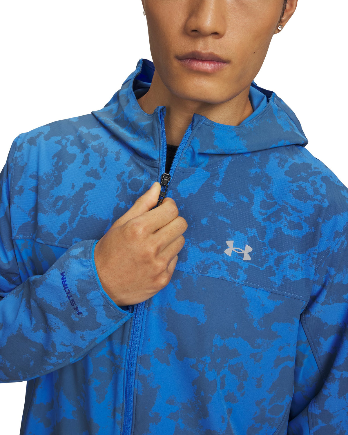 UA Velociti Pro Storm Jacket - Blue Atlantis / Washed Navy / Reflective - 402
