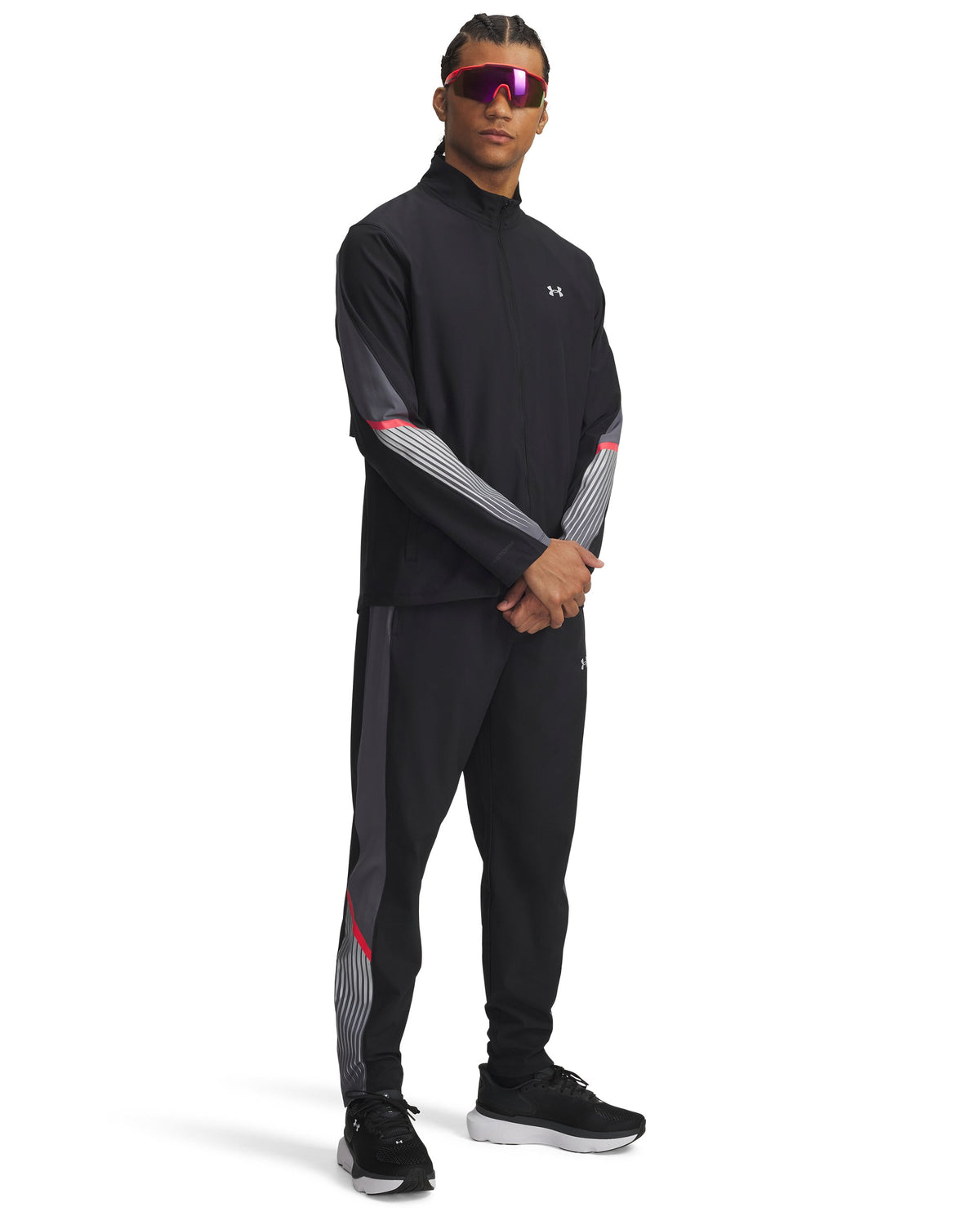 UA Velociti Storm Pant - Black / Castlerock / Reflective - 001