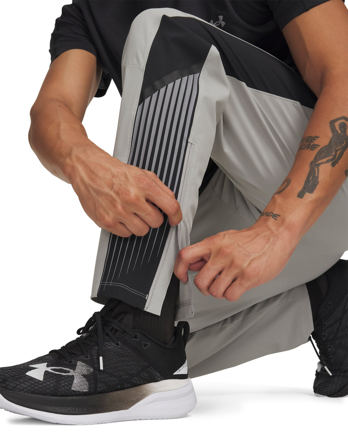UA Velociti Storm Pant - אפור / שחור / רפלקטיבי - 069