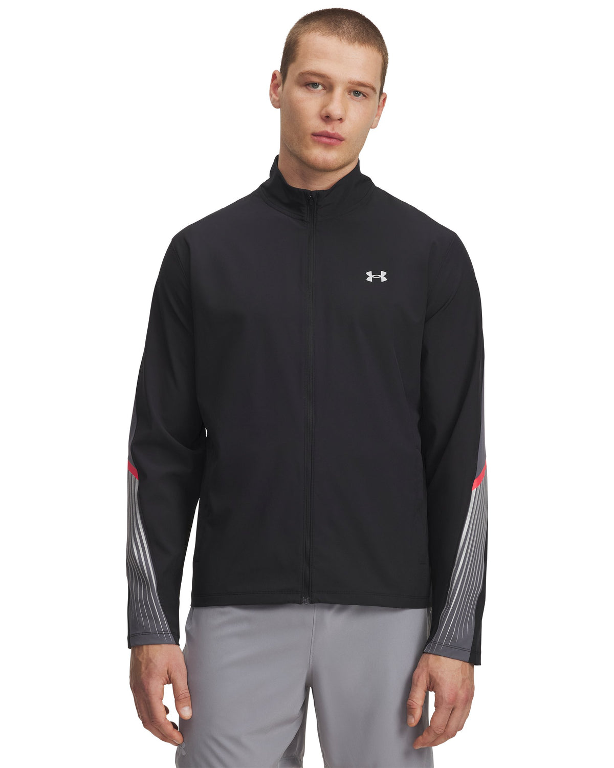 UA Velociti Storm Jacket - Black / Castlerock / Reflective - 002