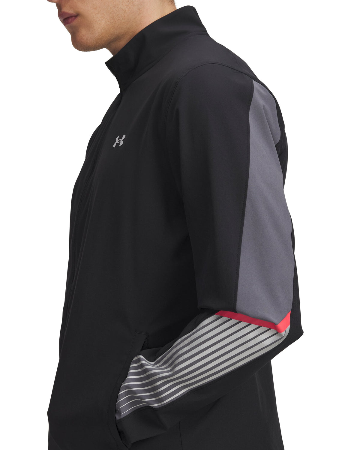 UA Velociti Storm Jacket - Black / Castlerock / Reflective - 002