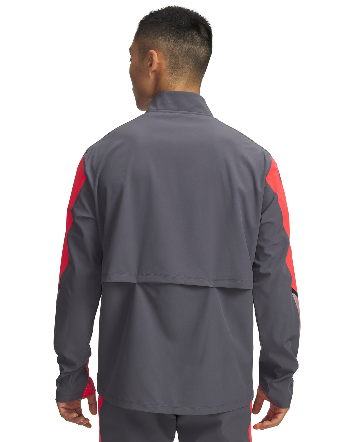 UA Velociti Storm Jacket - Castlerock / Racer Red / Reflective - 025
