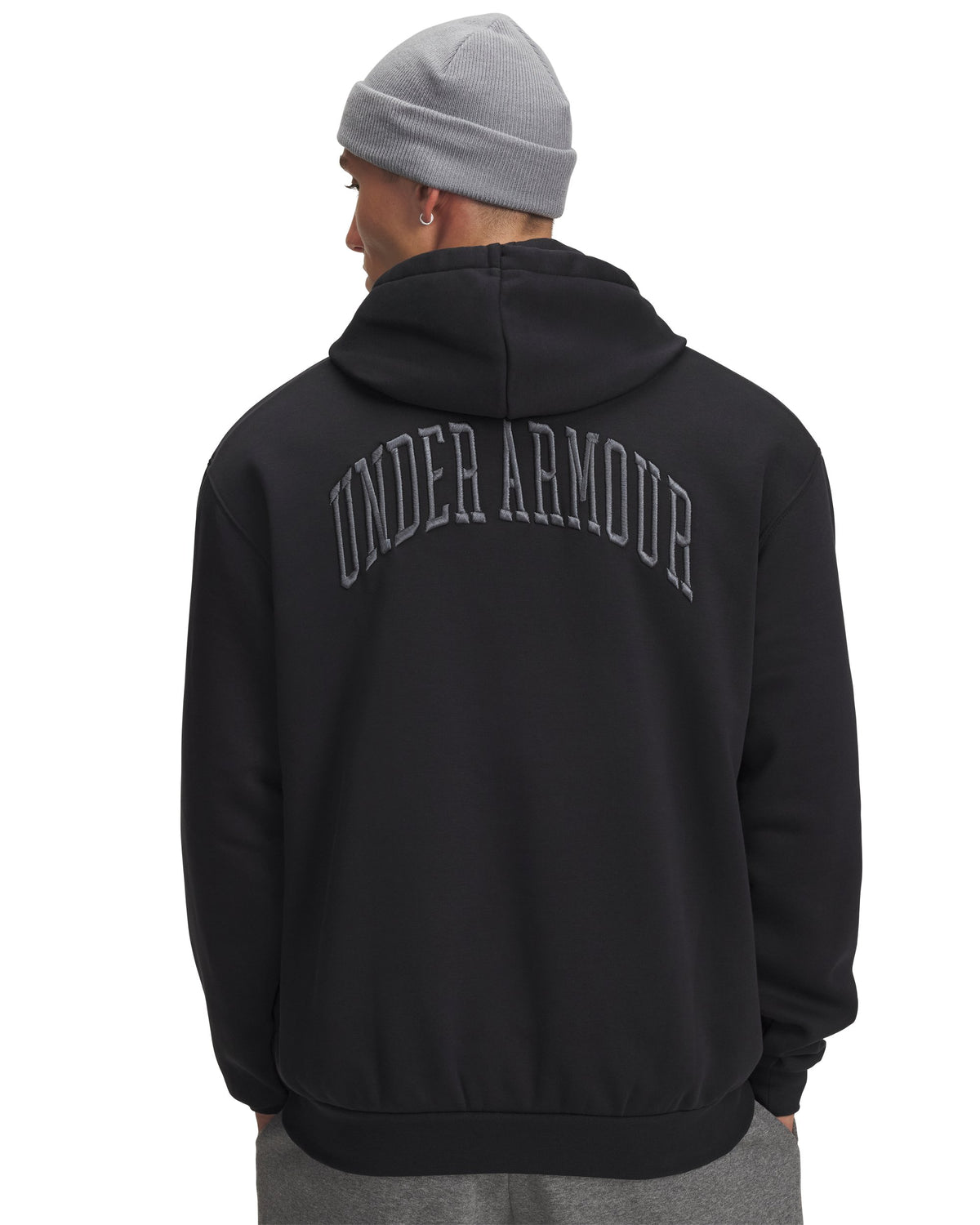 UA Icon Flc Graphic Top - Black / Black - 001