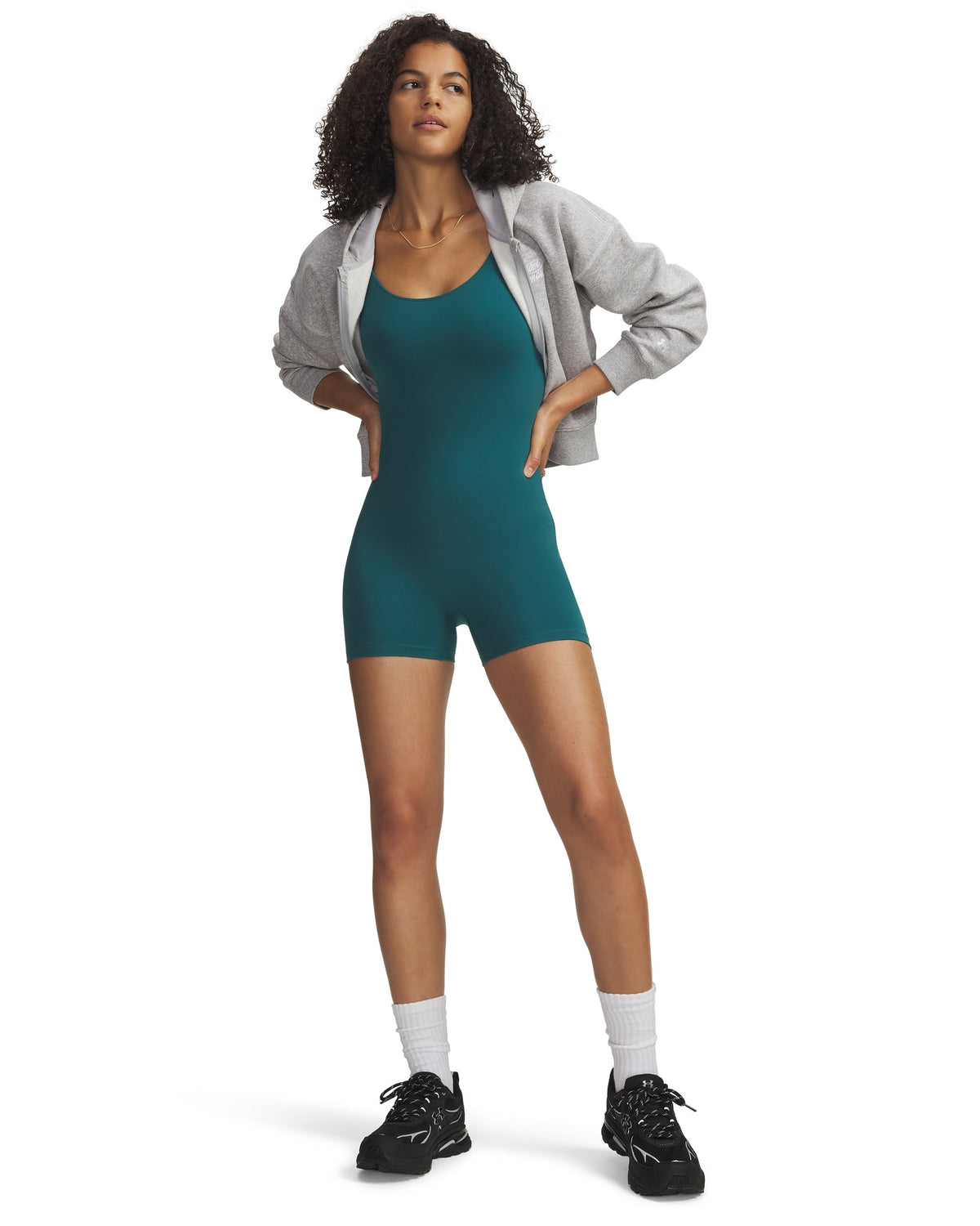 Motion Shorts Bodysuit - ירוק / ירוק - 338