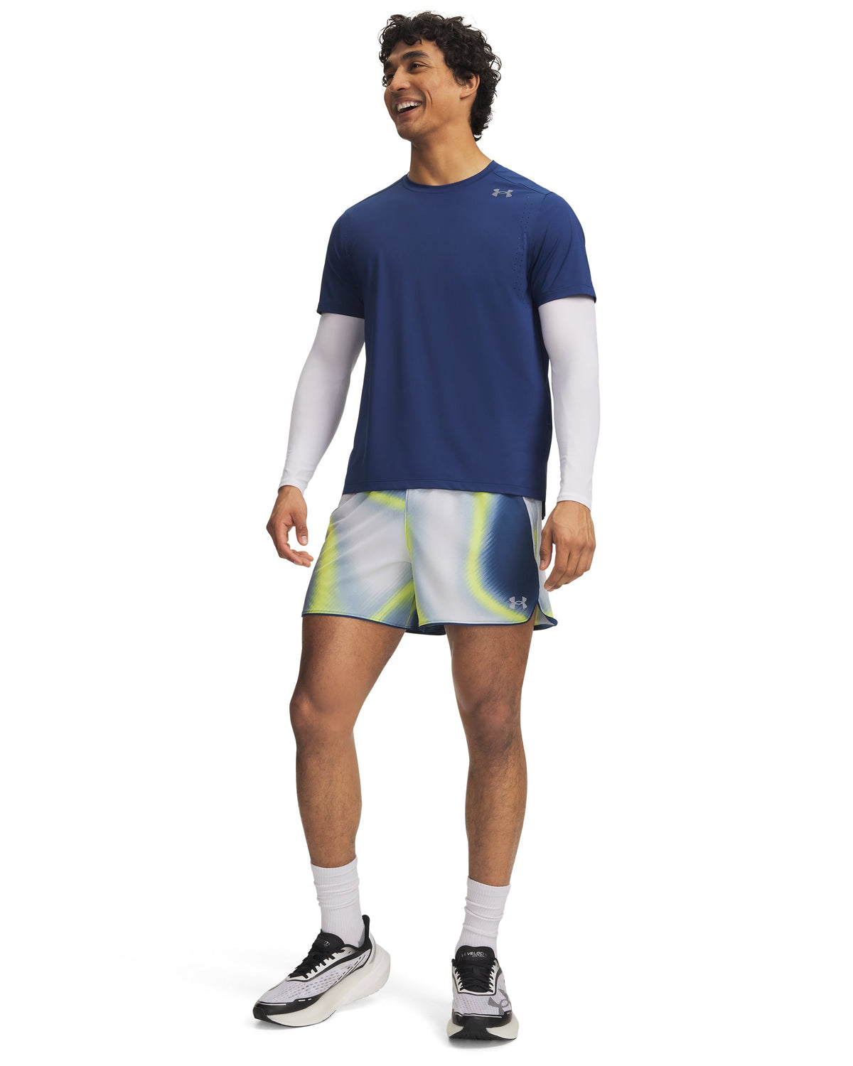 UA Velociti Pro 5in Short - Blue / Reflective - 997