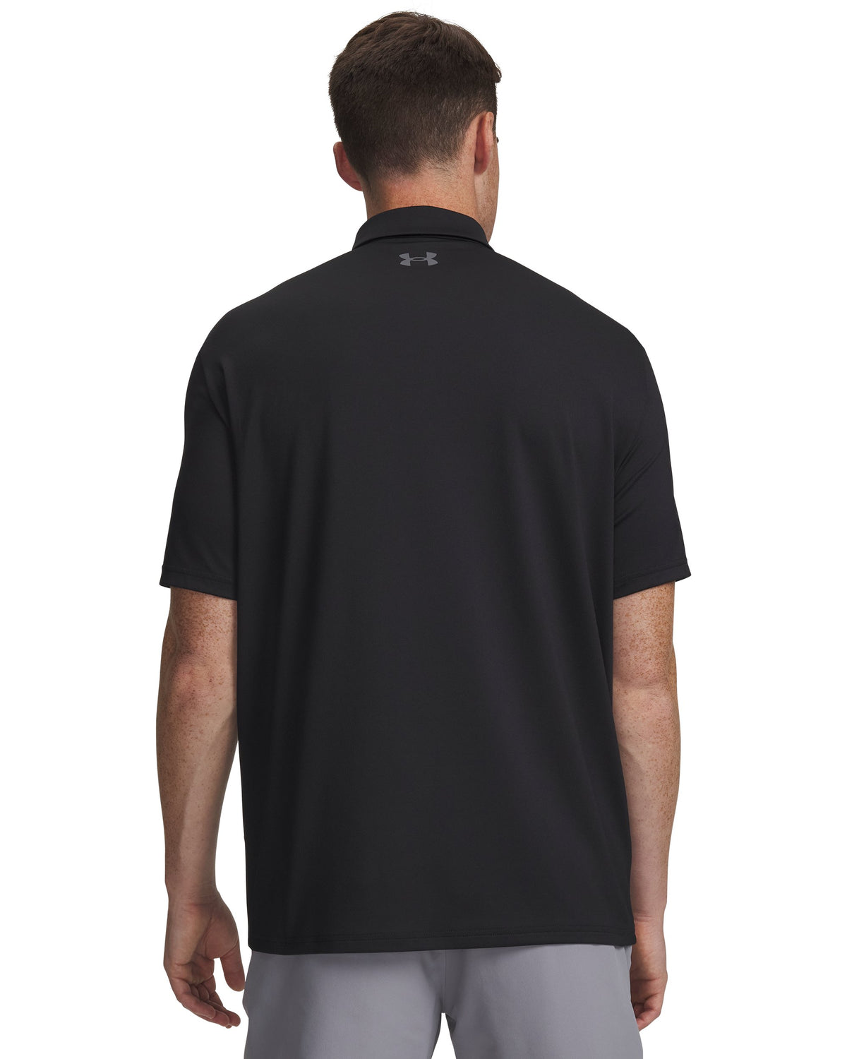 UA Matchplay Polo - Black / Castlerock - 001