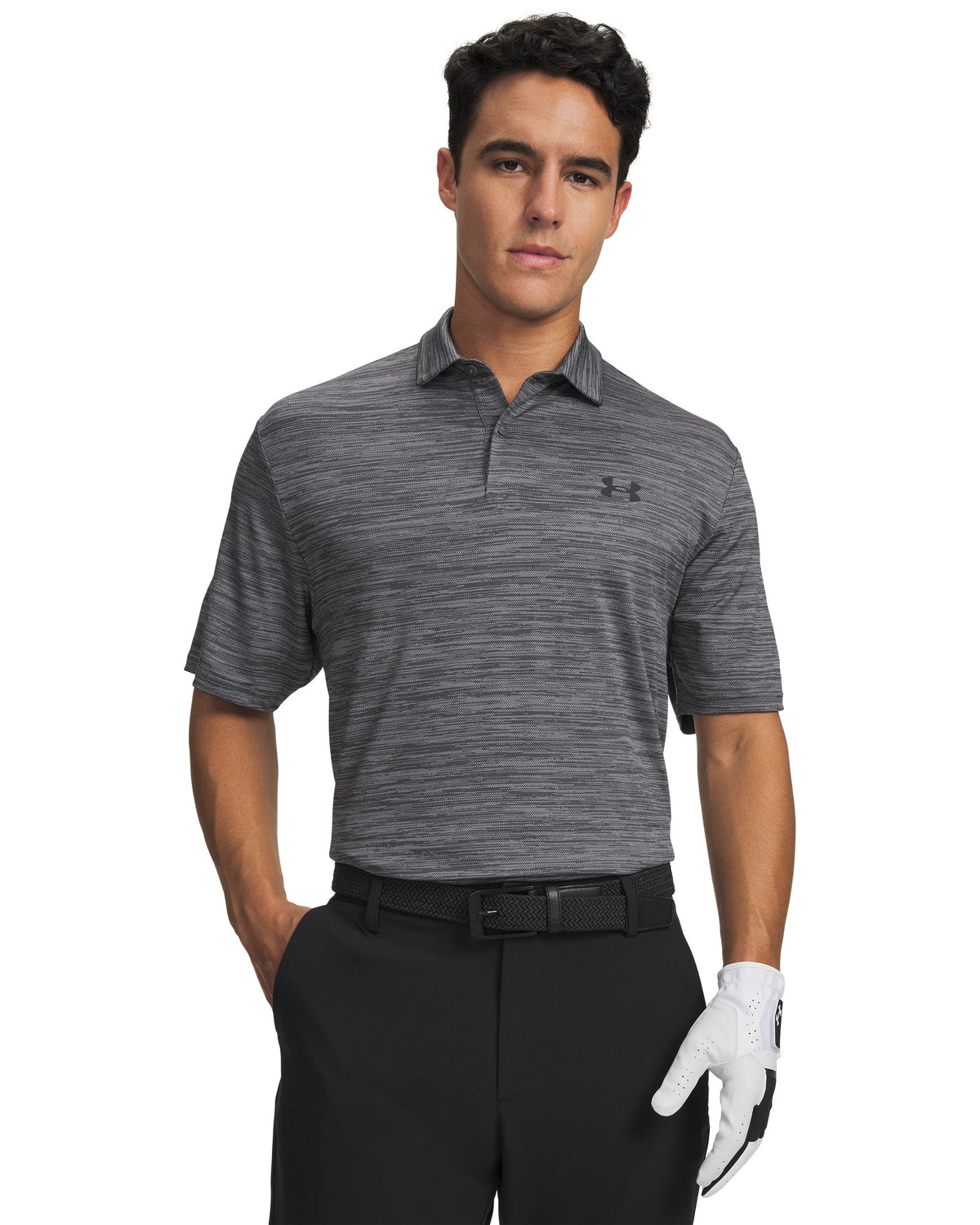 UA Matchplay Polo - Castlerock / Steel / Black - 025