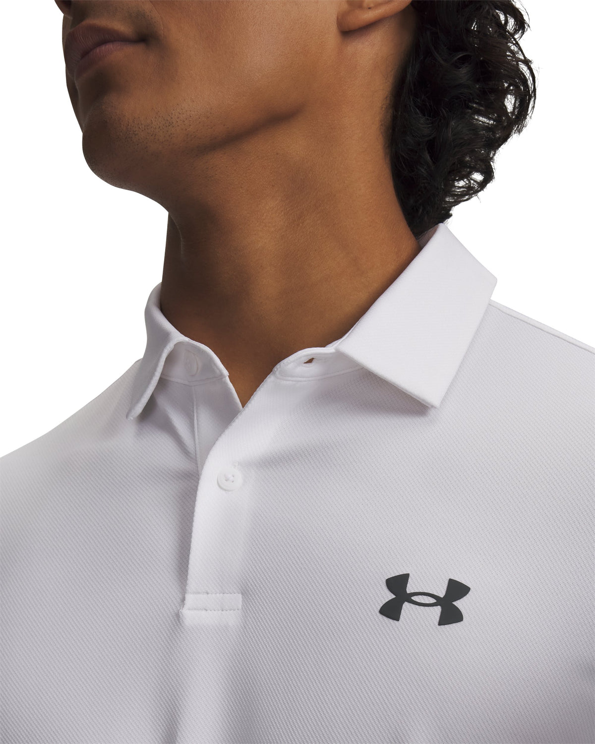 UA Matchplay Polo - White / Pitch Gray - 100