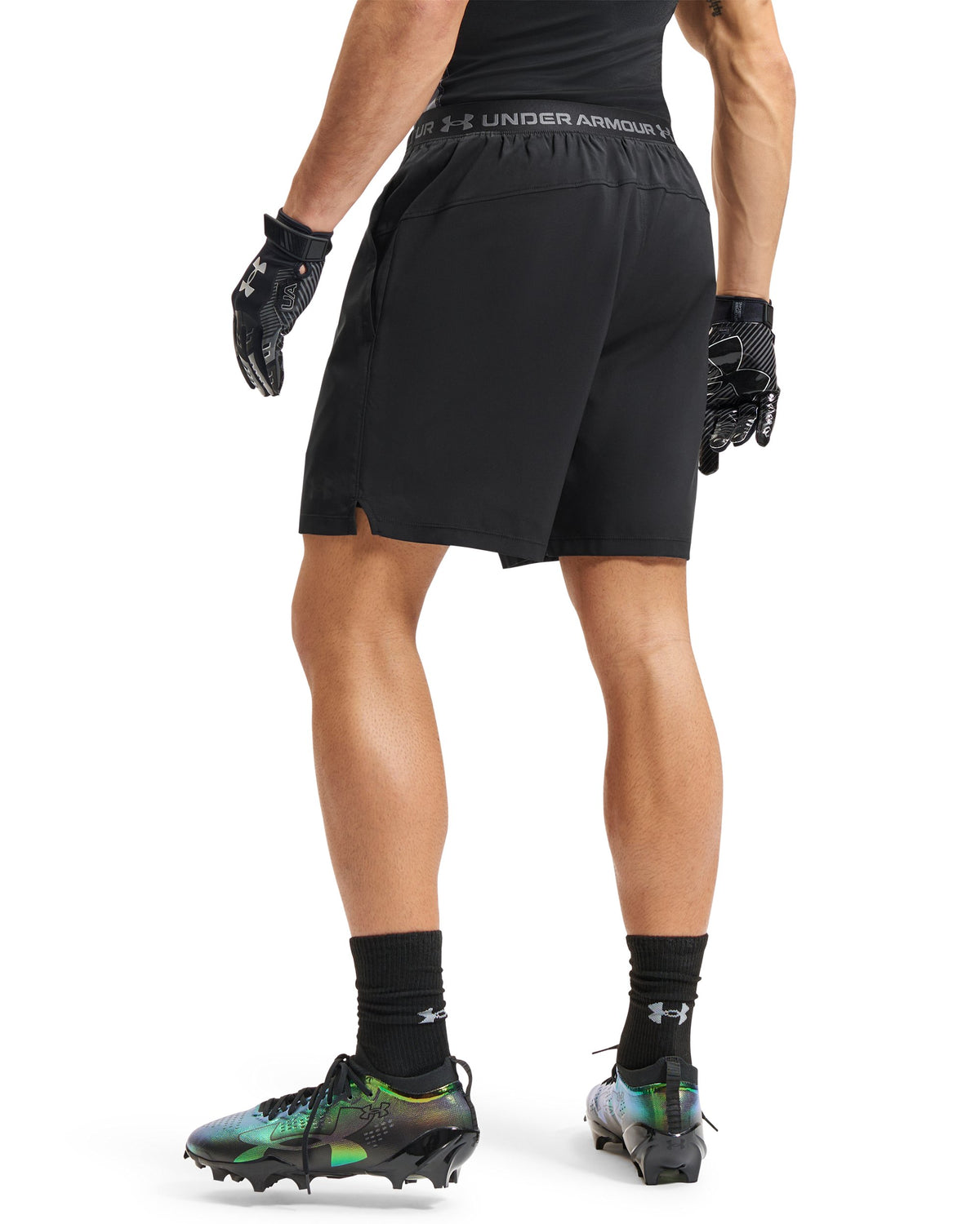 UA Vanish Wven Short 2.0 6in - Black / Castlerock - 001