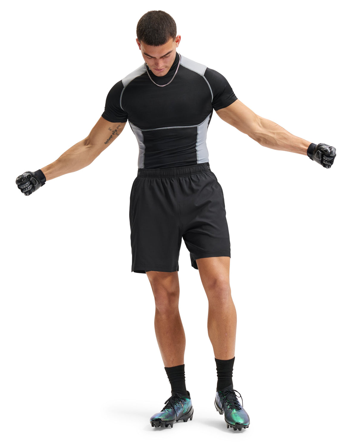 UA Vanish Wven Short 2.0 6in - Black / Castlerock - 001