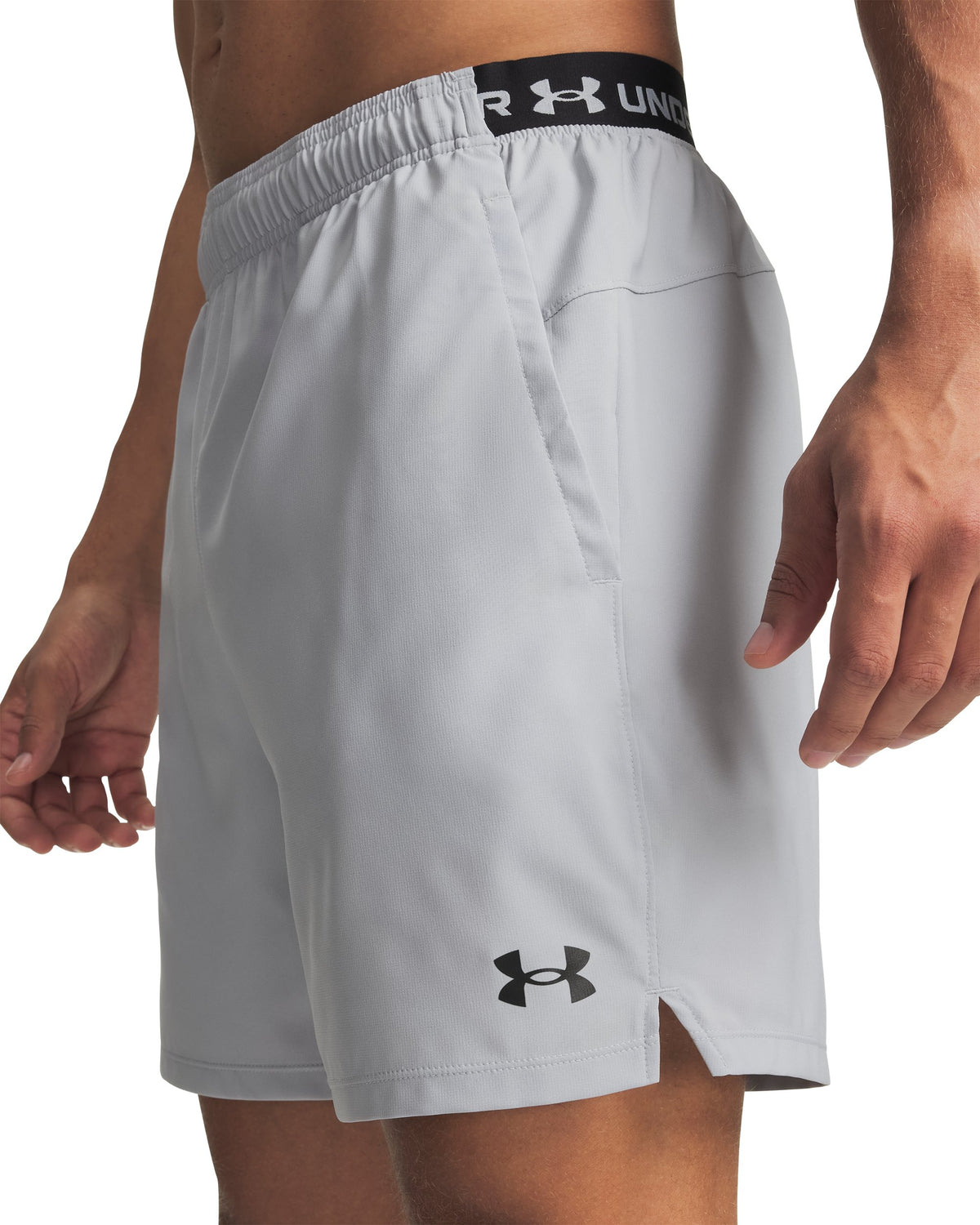 UA Vanish Wven Short 2.0 6in - Mod Gray / Black - 011